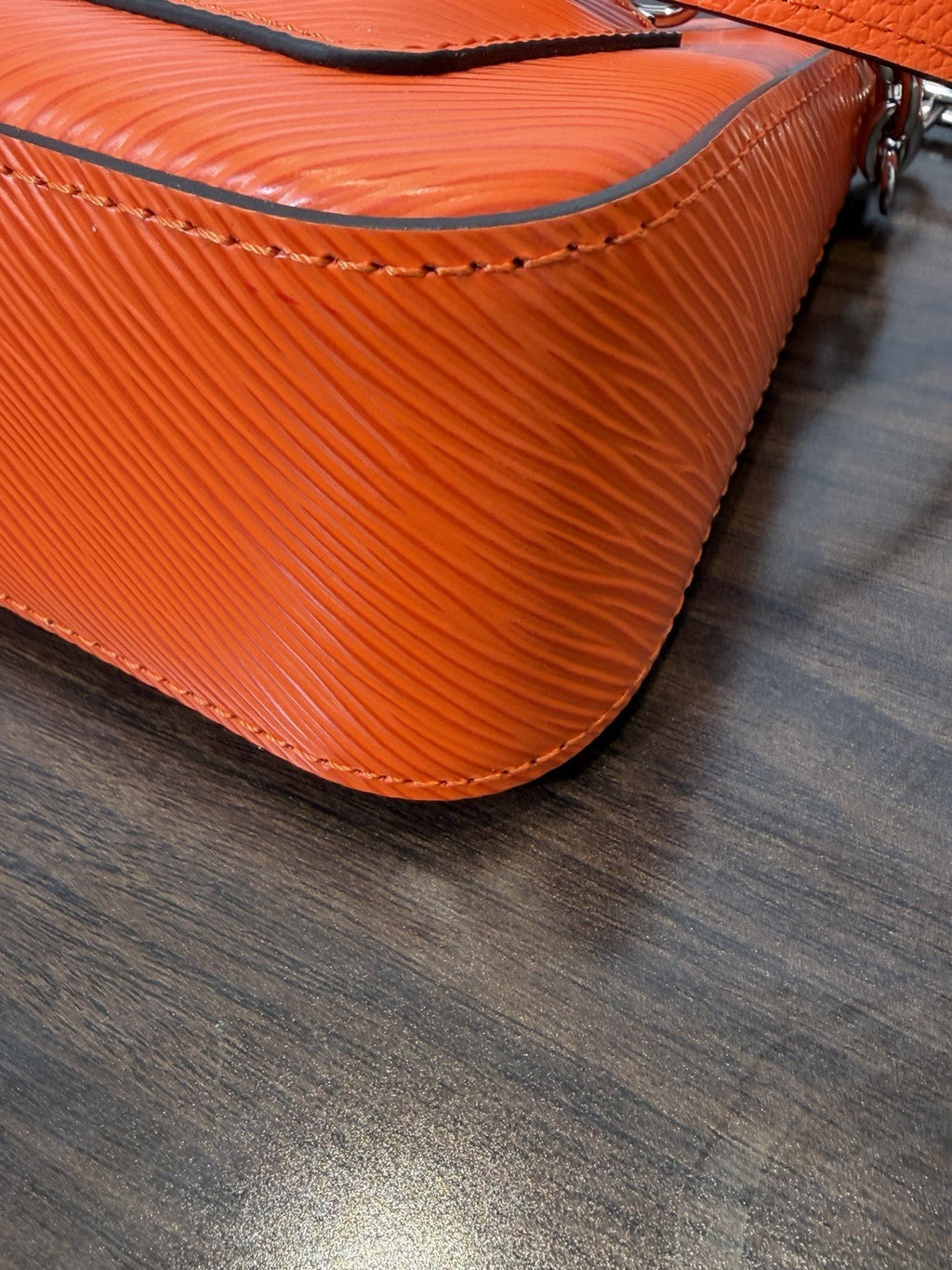 Louis Vuitton LV Monogram Marellini Orange Shoulder Bag 