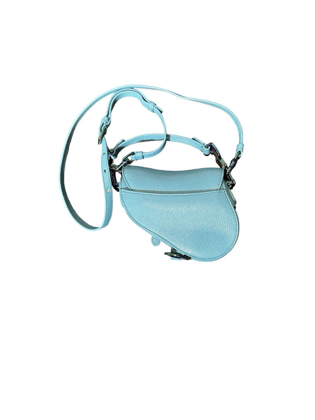 Christian Dior Leather Saddle Micro
