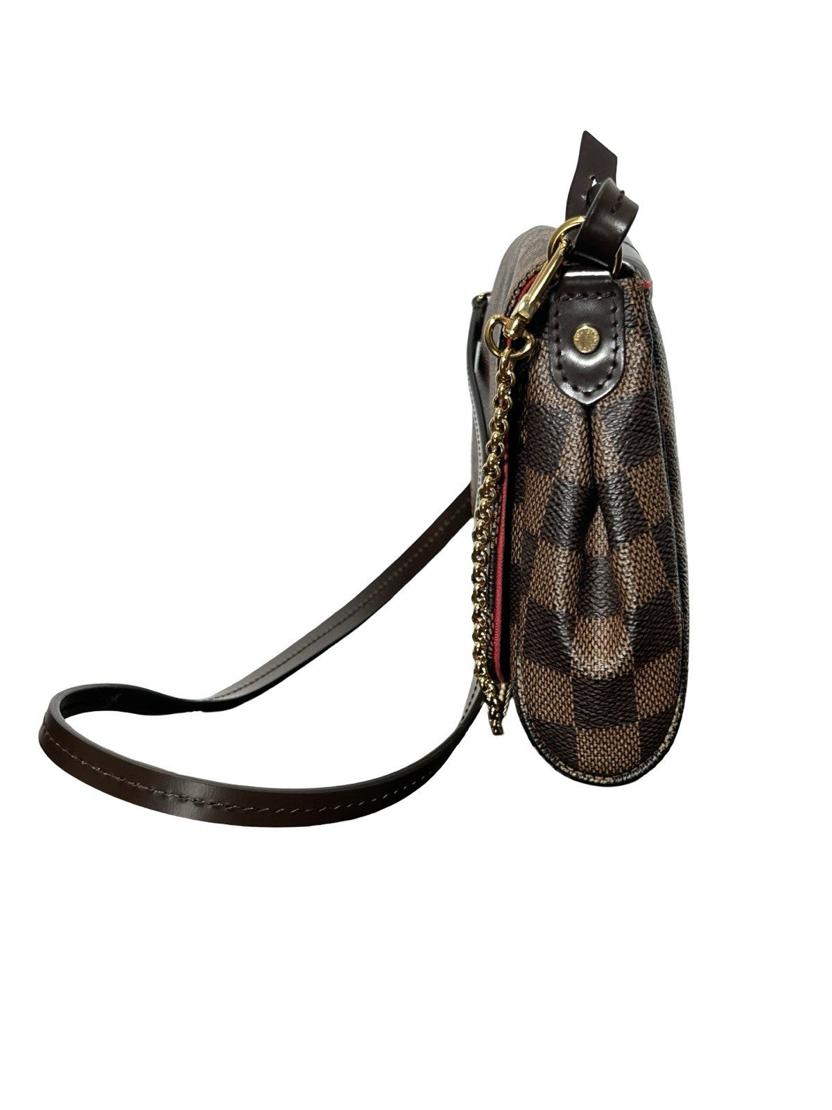 LOUIS VUITTON  Damier MM Favorite canvas Brown Shoulder Bag