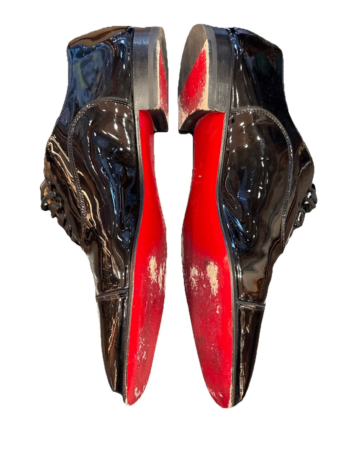 Christian Louboutin Greggo Cap Toe Oxford Shoe Patent Leather Size 44 - US 11