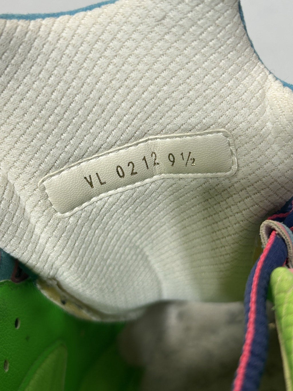 Louis Vuitton LV Runner Tatic Sneakers In Blue Pink Green Size 9.5 LV / 10.5 Us