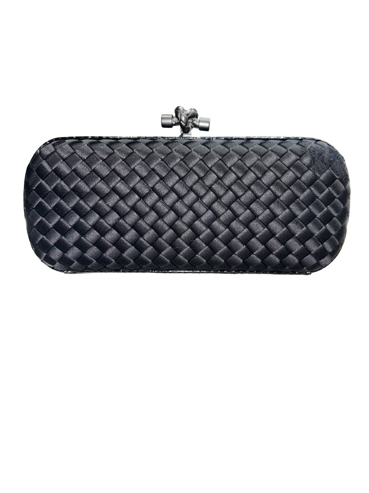 Bottega Veneta Pochette knot silk clutch bag