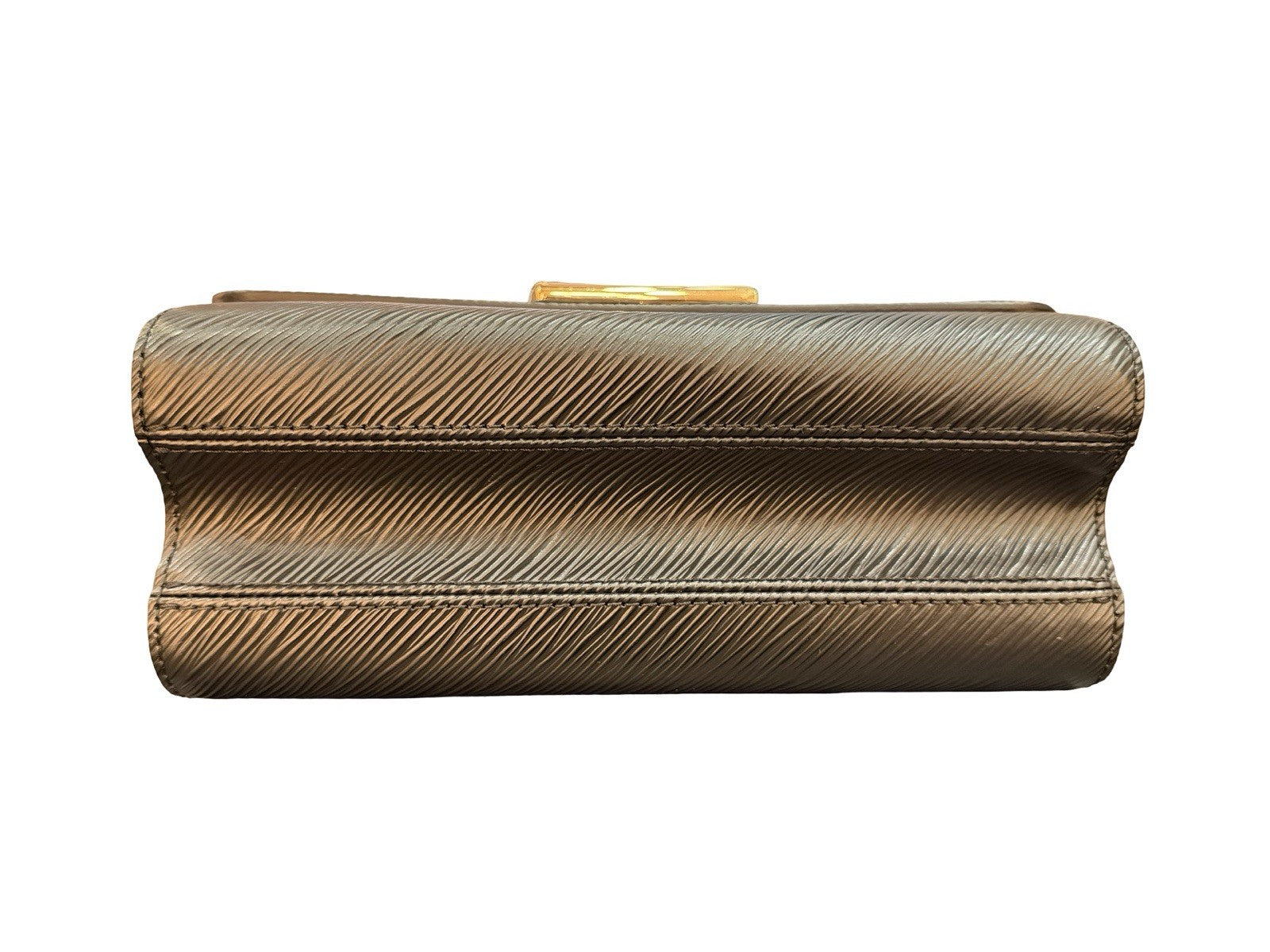 Louis Vuitton Twist MM Epi Bag Mixed Black & Gold Hardware with Engraved Chain