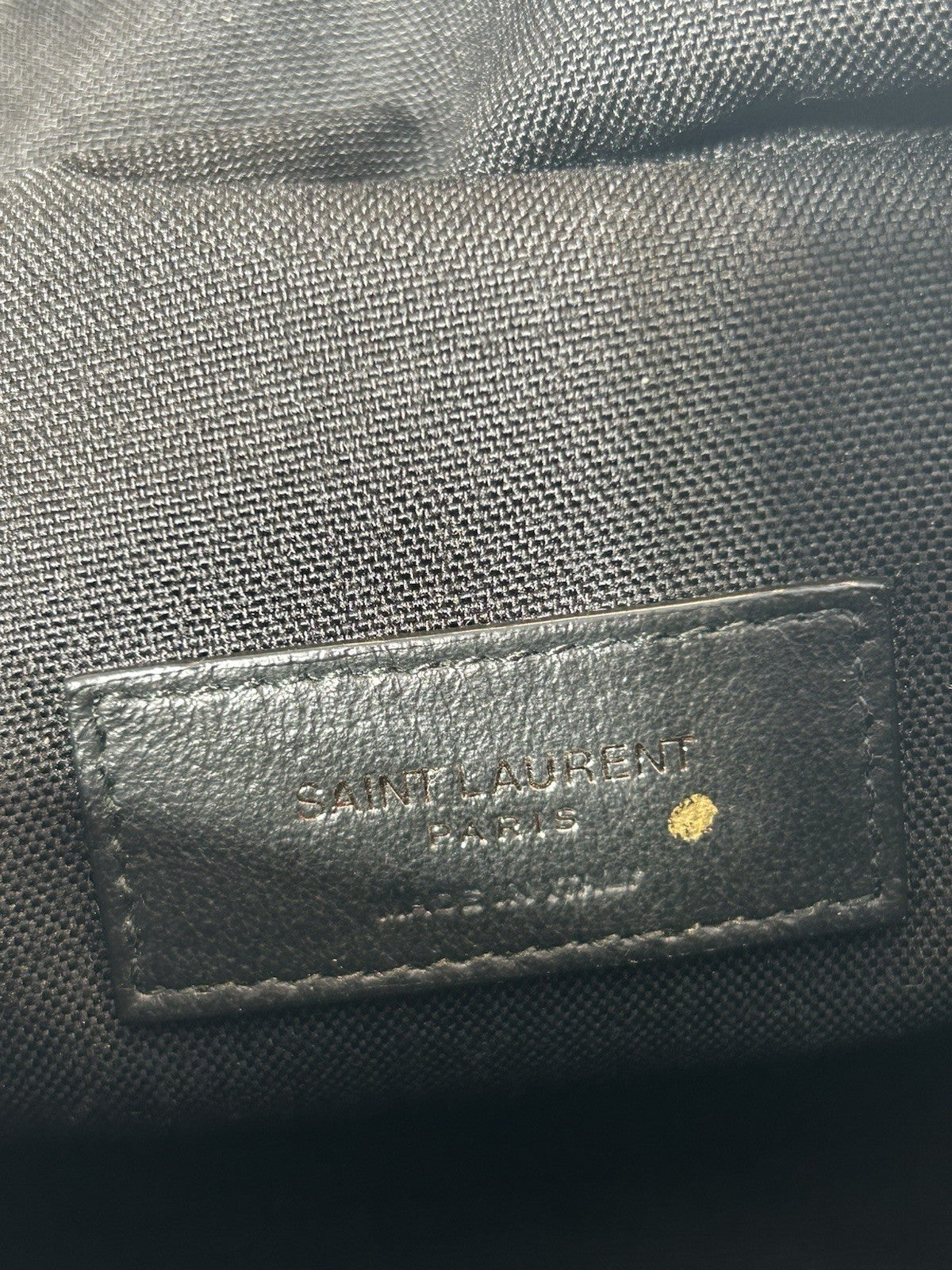 Saint Laurent Nylon Logo Nuxx Body Belt Bag Black