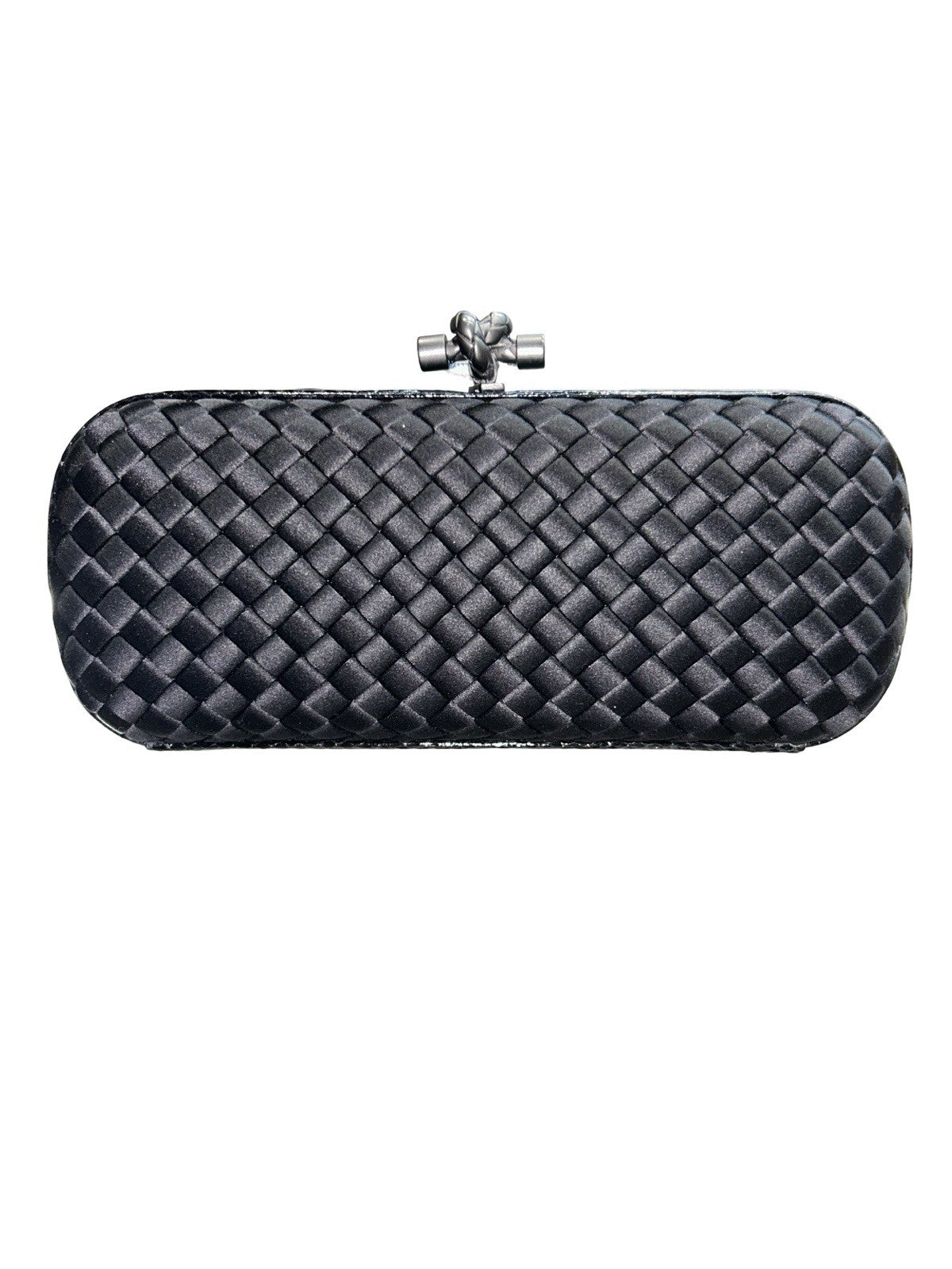 Bottega Veneta Pochette knot silk clutch bag