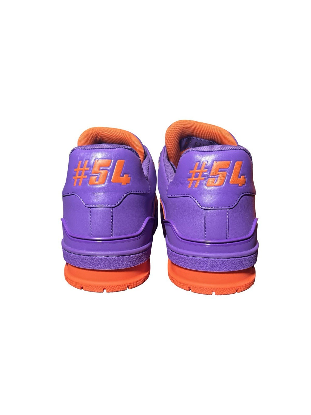 LOUIS VUITTON Calfskin Epi Mens LV Trainer Sneakers Violet