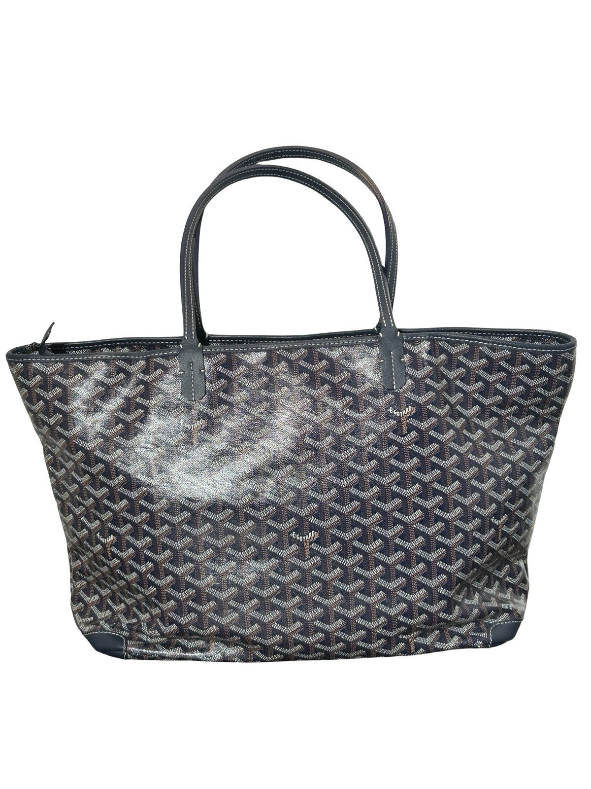 Goyard Goyardine Saint Louis PM Tote Bag Blue