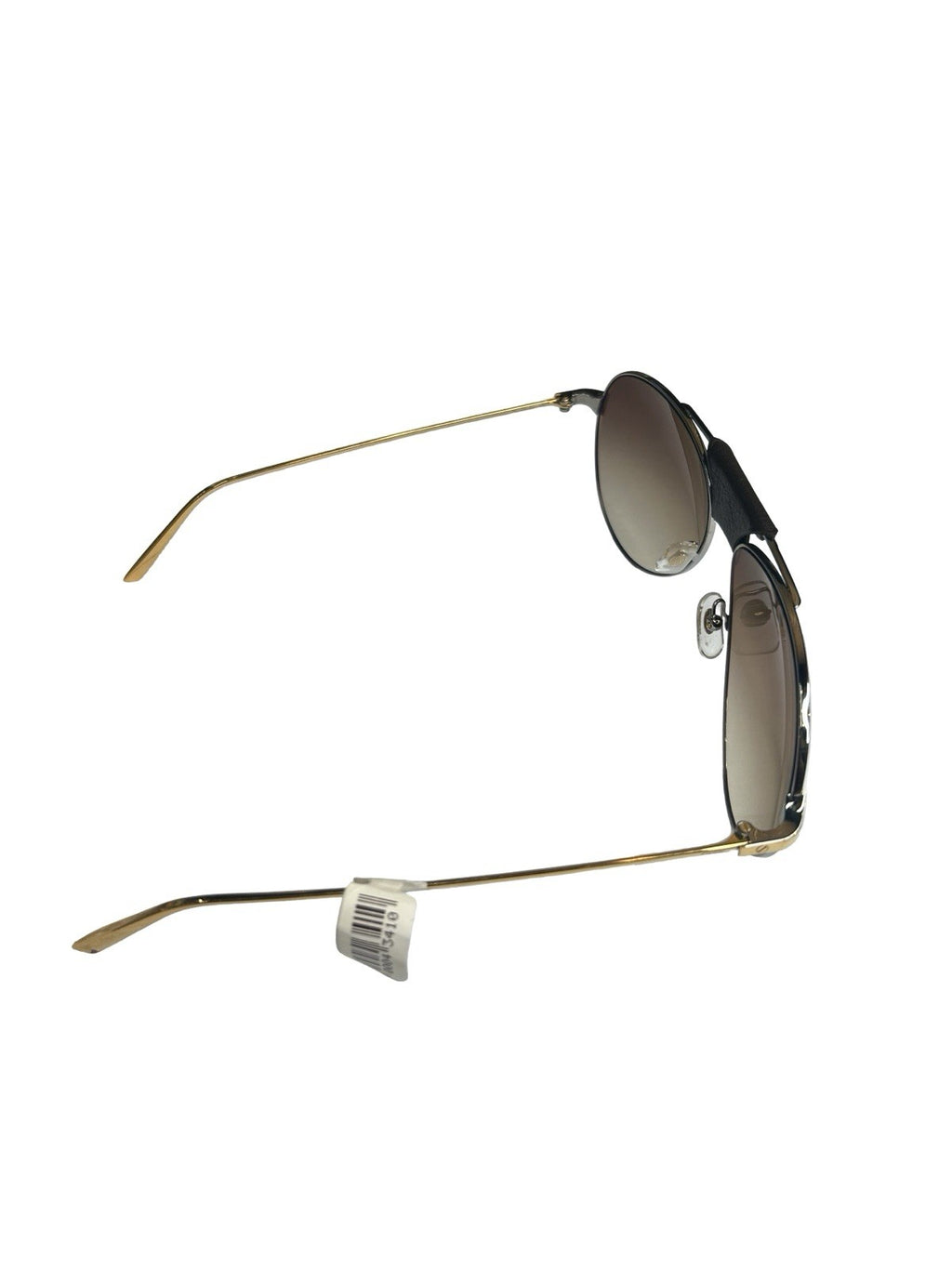 Cartier De Santos Aviator Brown Gradient Lens Gold Tone Hardware Size 135