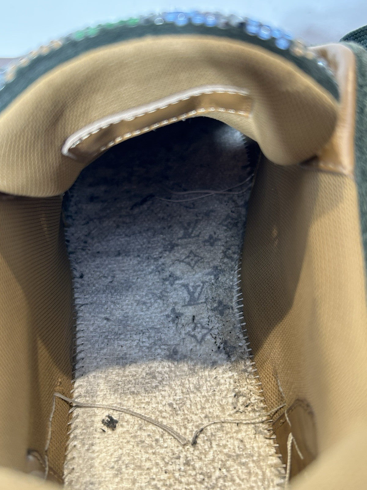 Louis Vuitton LV Trainer Crystal-covered Camouflage Design Size 10LV / 11 Us