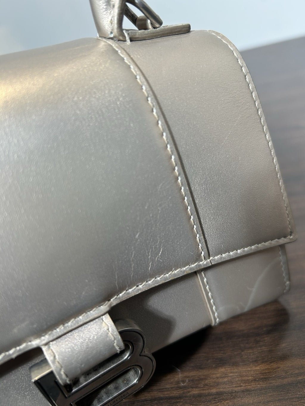 Balenciaga Hourglass Mini Top Handle Bag 
