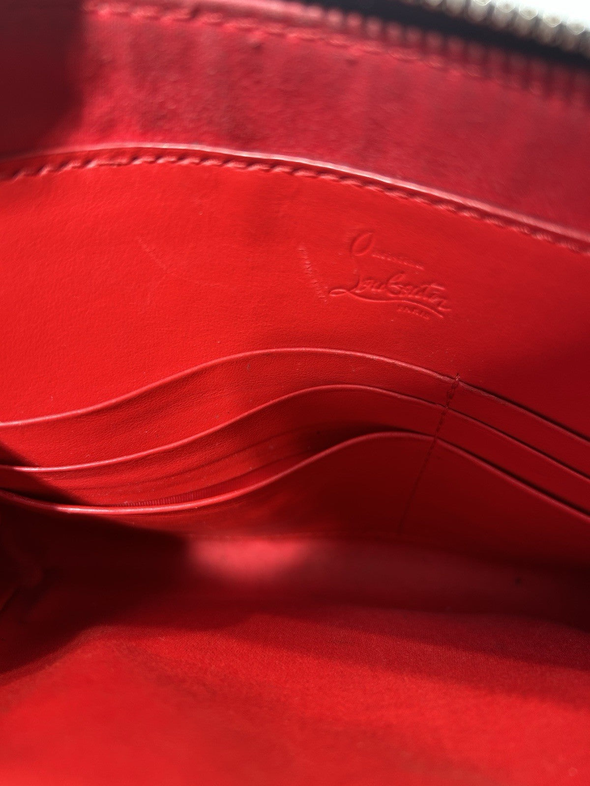 Christian Louboutin Loubitown Spiked Leather Messenger Bag