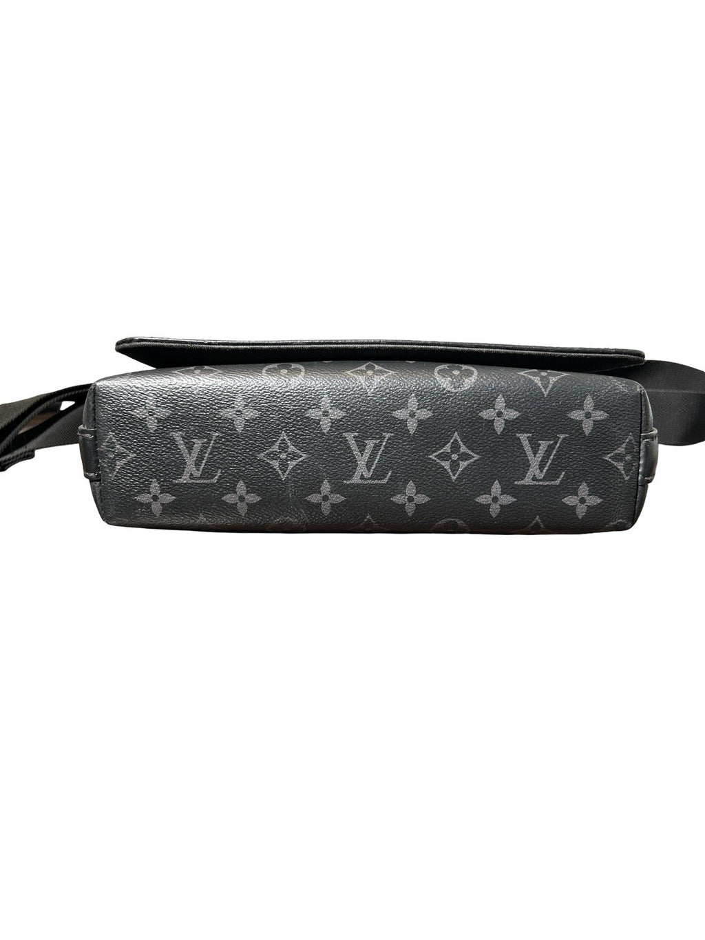 LOUIS VUITTON Monogram Eclipse District PM Black 