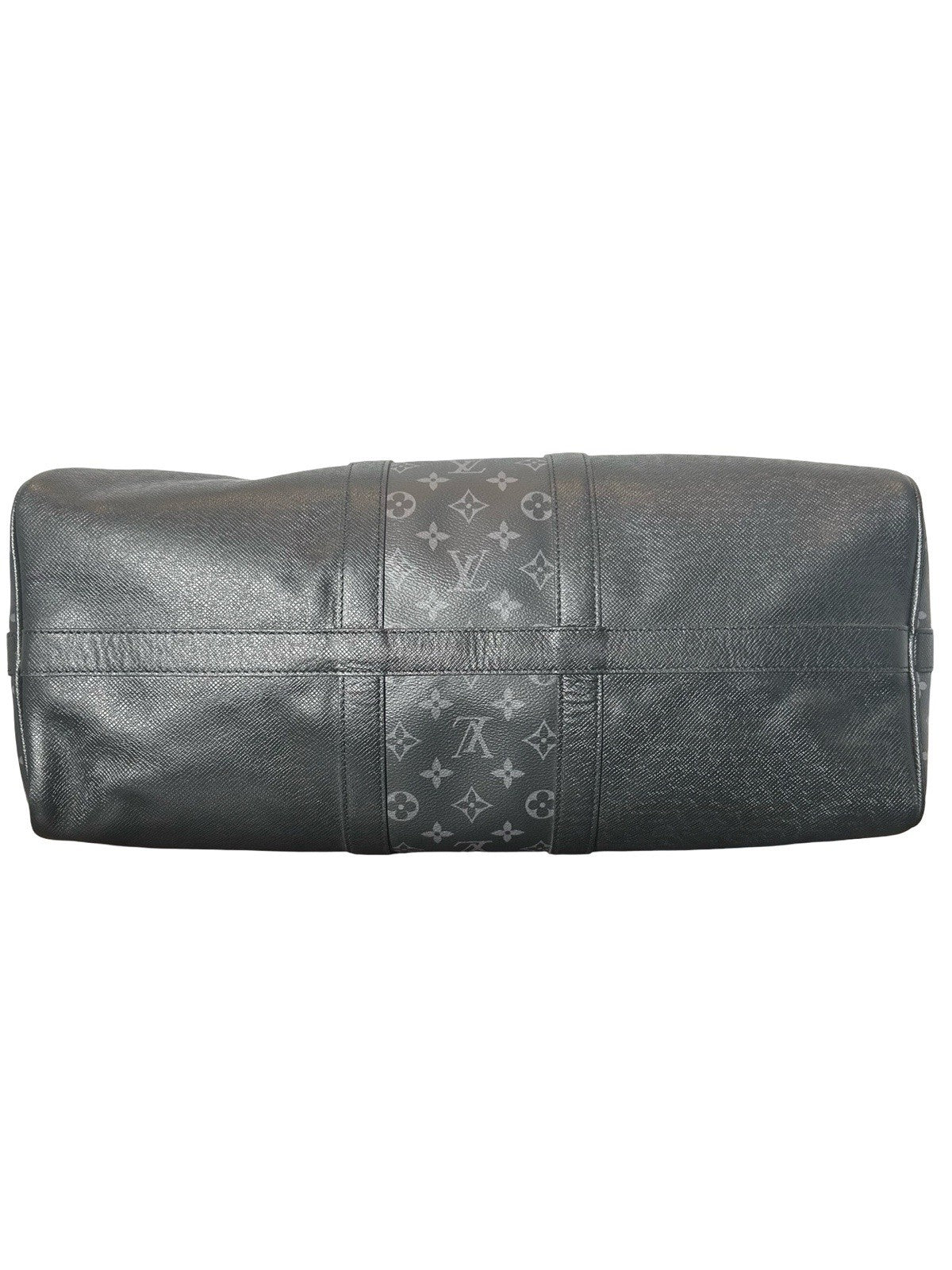 Louis Vuitton Keepall Bandouliere 50 Monogram Eclipse & Black Taiga