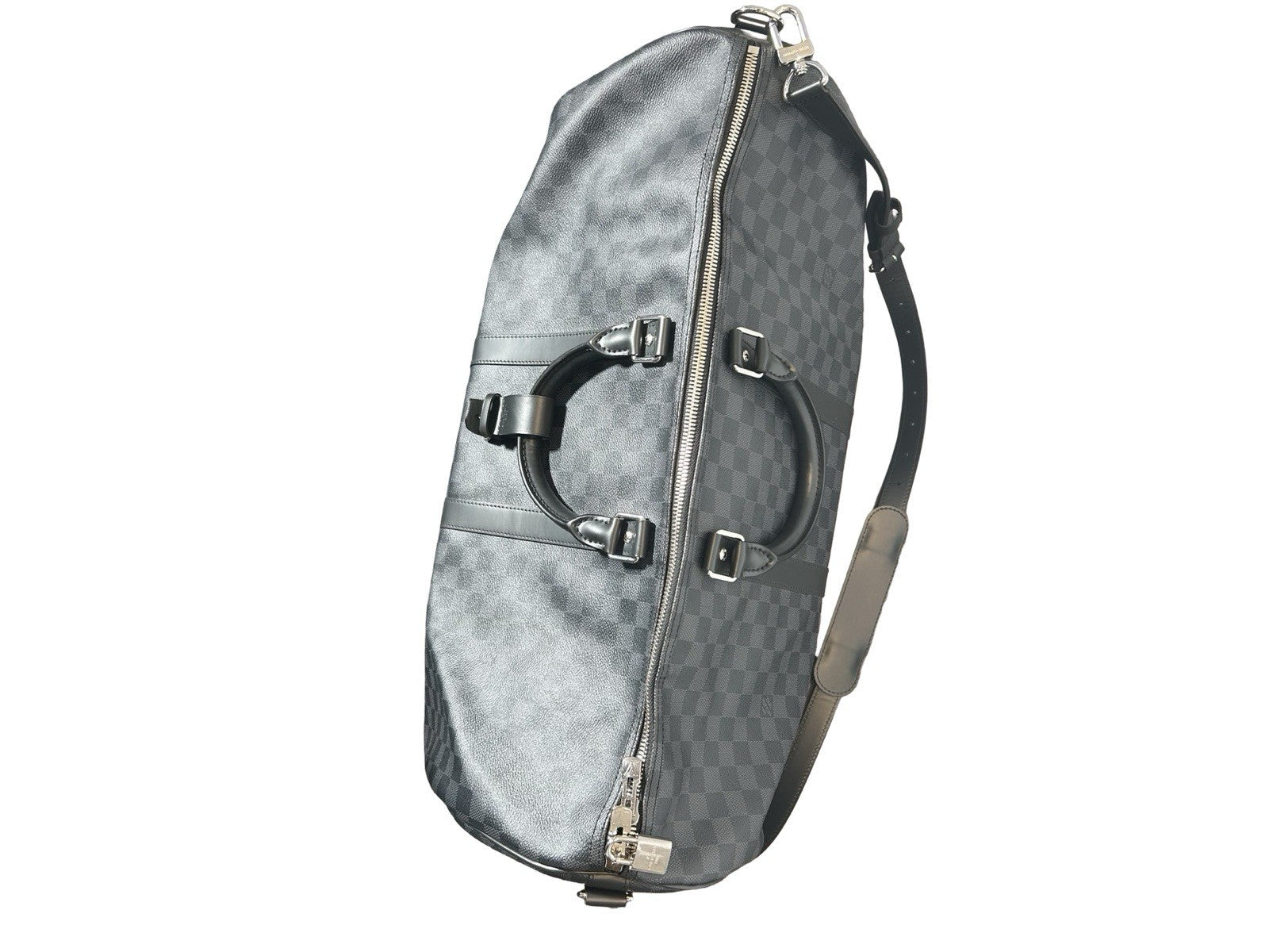 Louis Vuitton Keepall Bandouliere Bag Damier Graphite 55