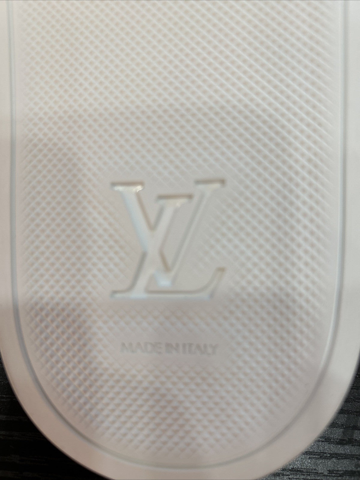 Louis Vuitton LV Monogram Rubber Slides - Blue Sandals, LV Size 9-US Size 10