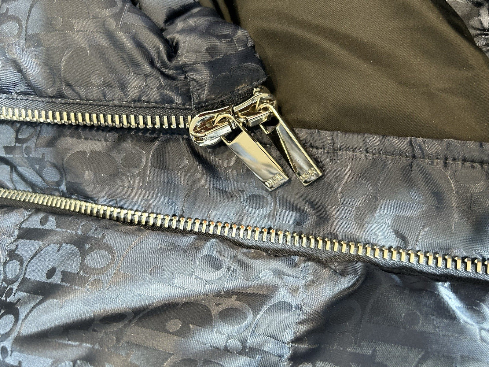 DIOR MEN 2019 Oblique Jacquard Puffer Coat