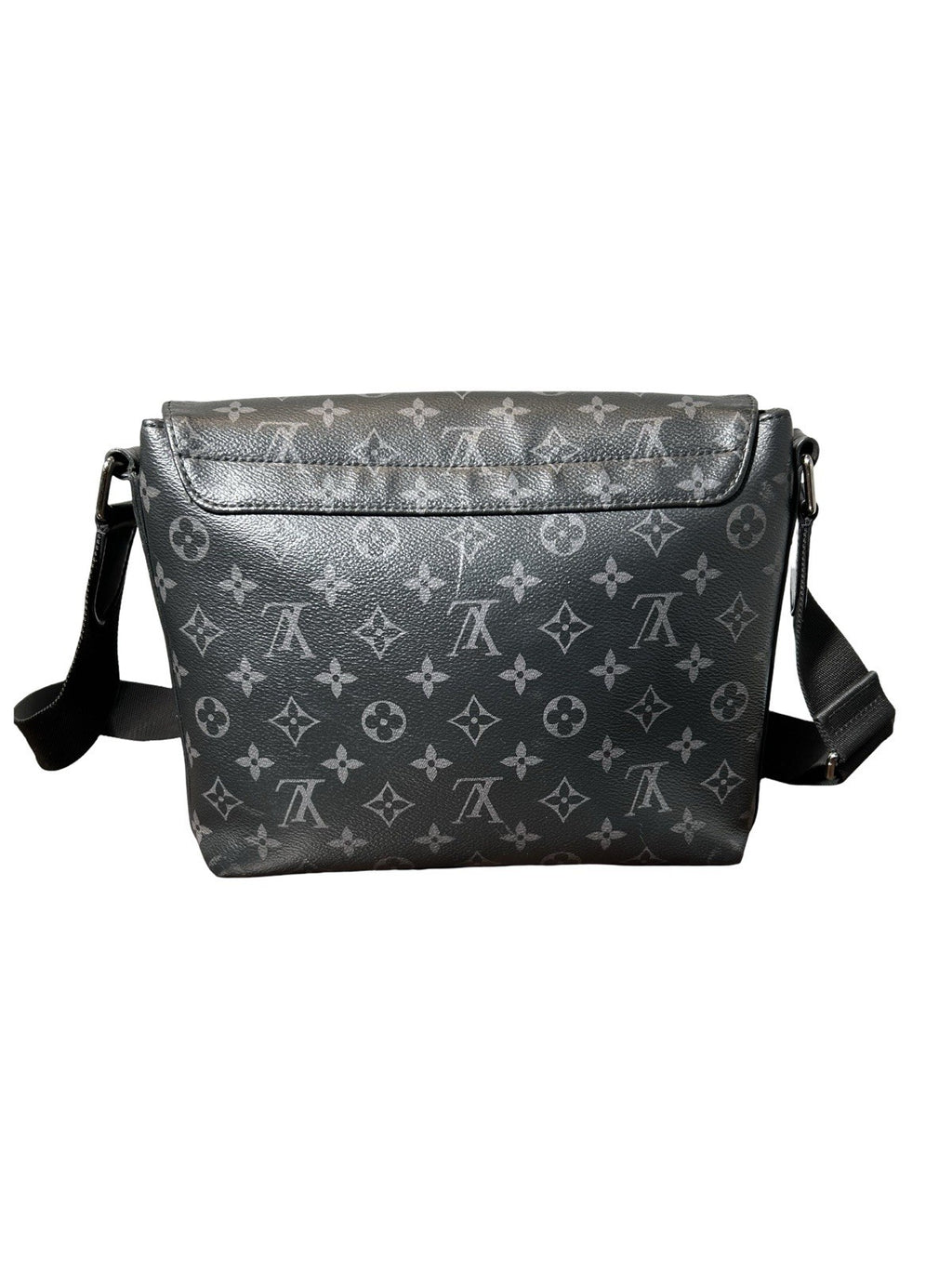 LOUIS VUITTON Monogram Eclipse District PM Black 