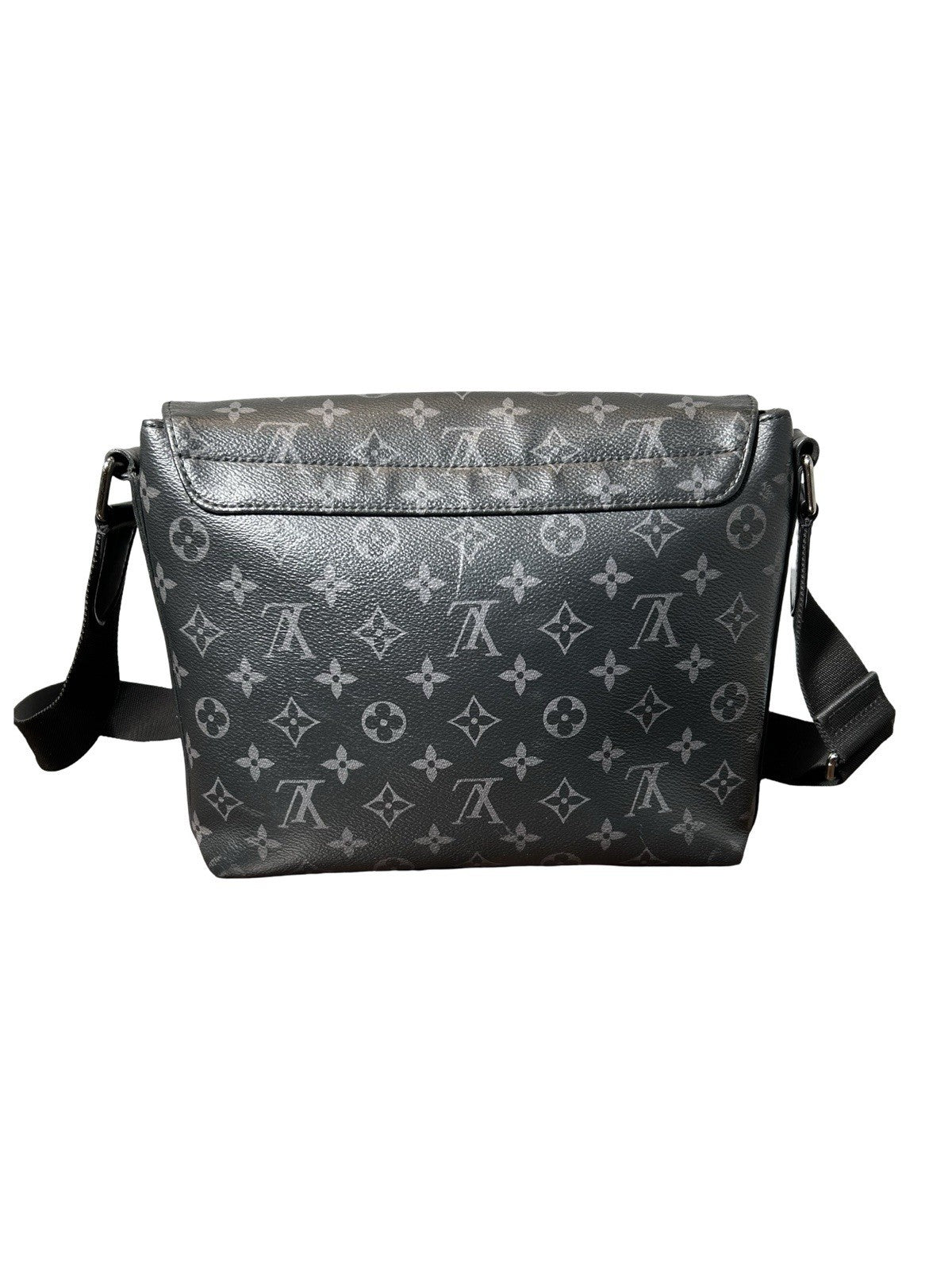 LOUIS VUITTON Monogram Eclipse District PM Black 