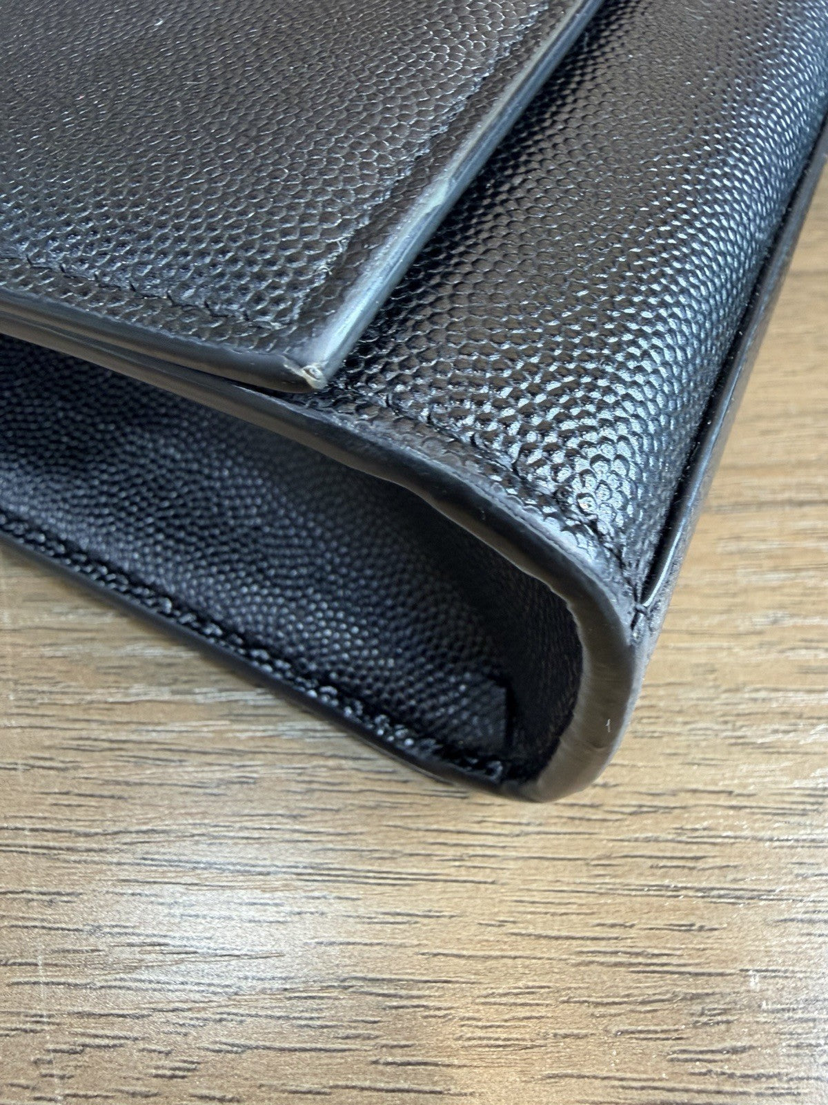 Saint Laurent Leather Kate Medium Black Shoulder Bag