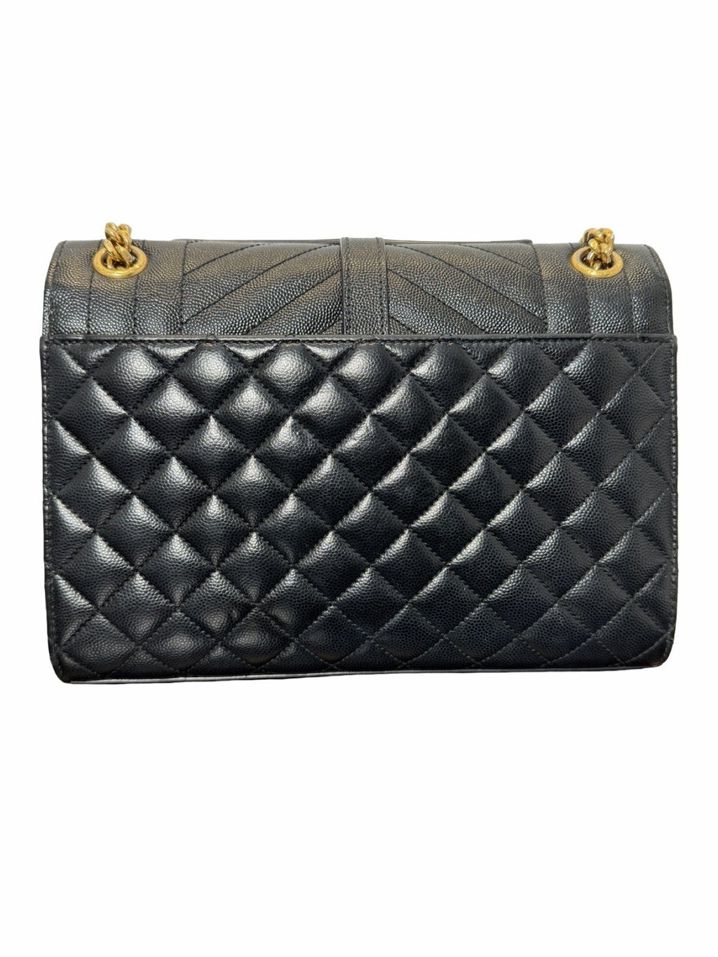 Saint Laurent YSL Envelope Black Shoulder Bag 