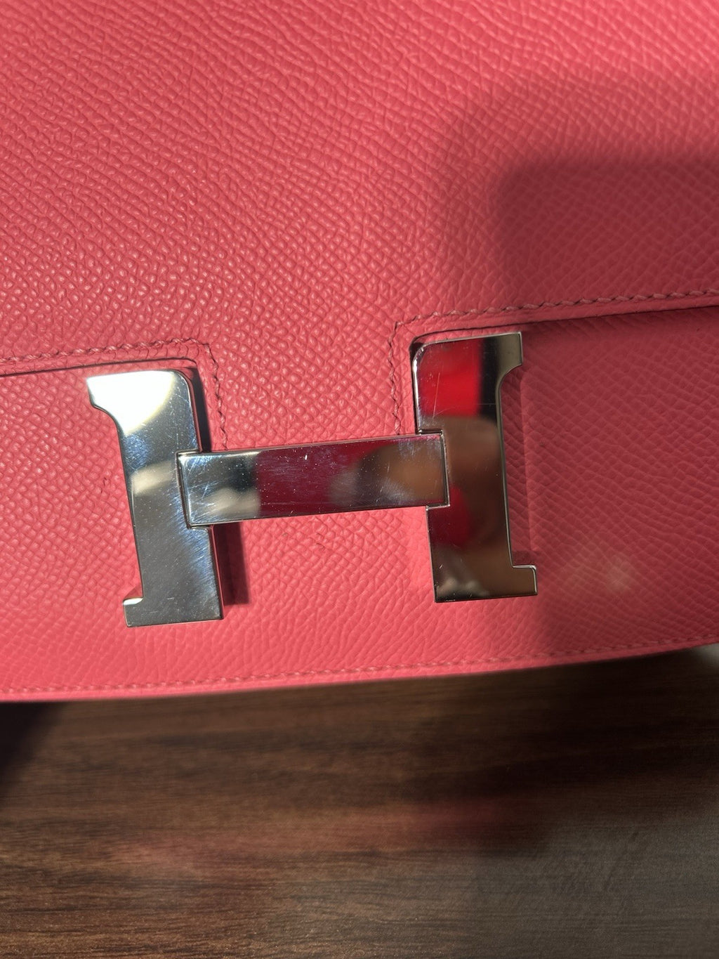 HERMES Epsom Constance 18 Rose Azalee