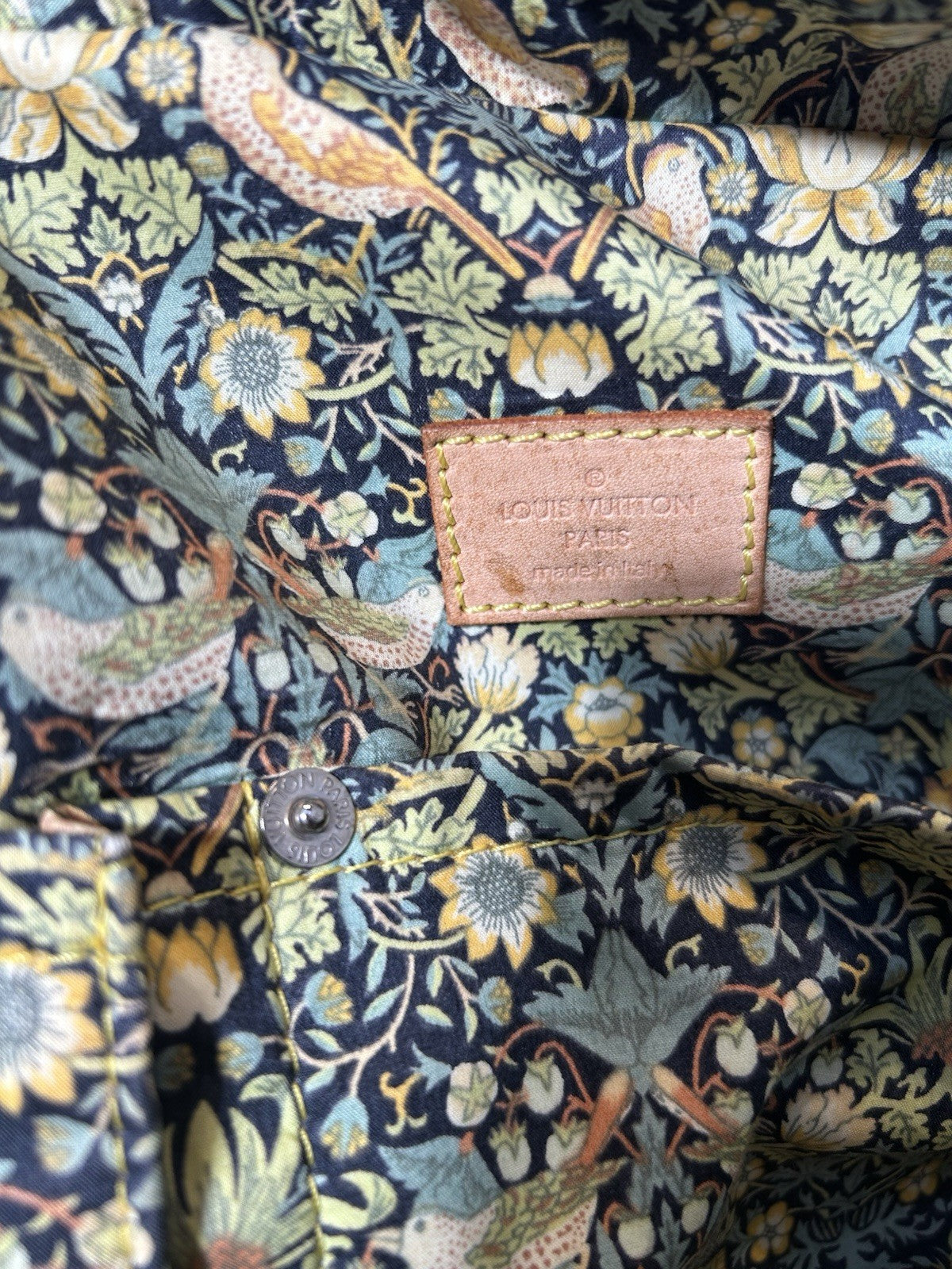 Louis Vuitton LV Monogram Patchwork Bowly Denim