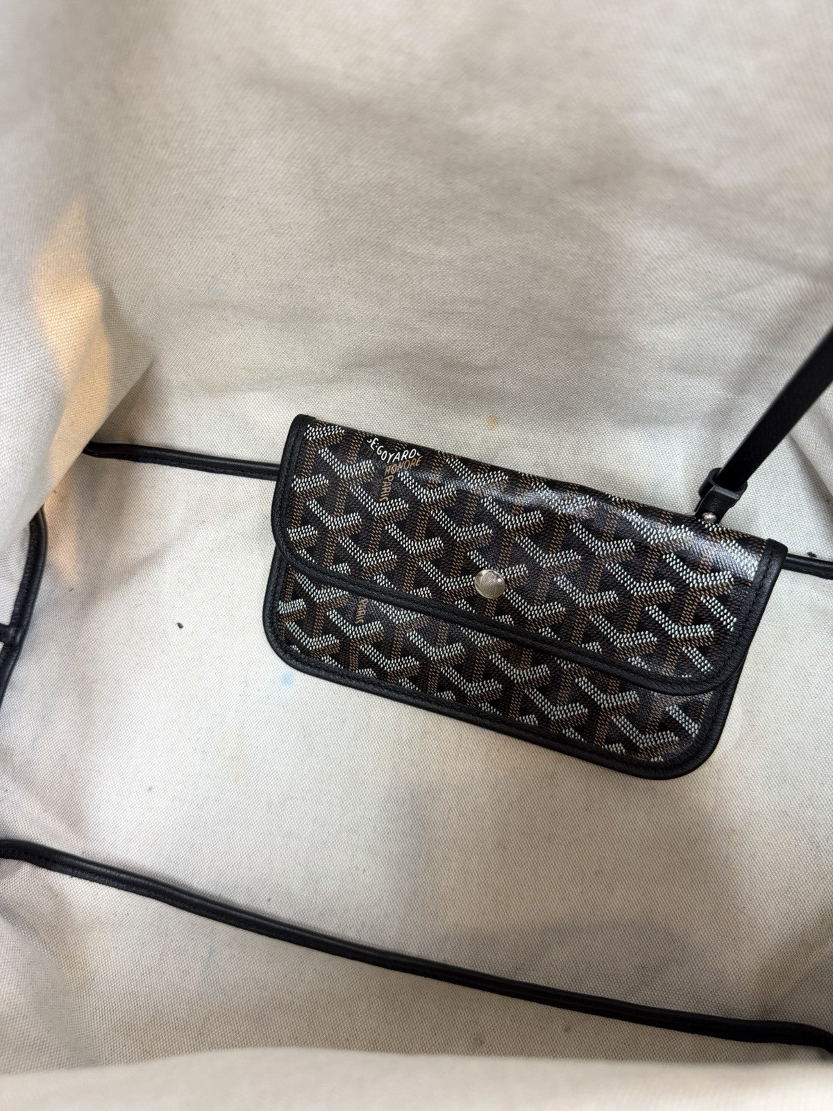 Goyard Goyardine Black St. Louis GM 