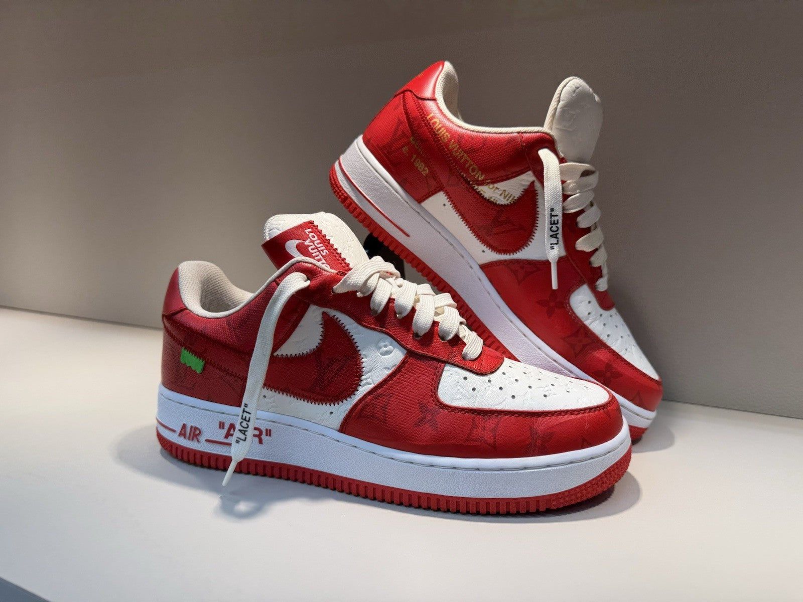 Louis Vuitton Nike Air Force 1 Low By Virgil Abloh Size US 8.5