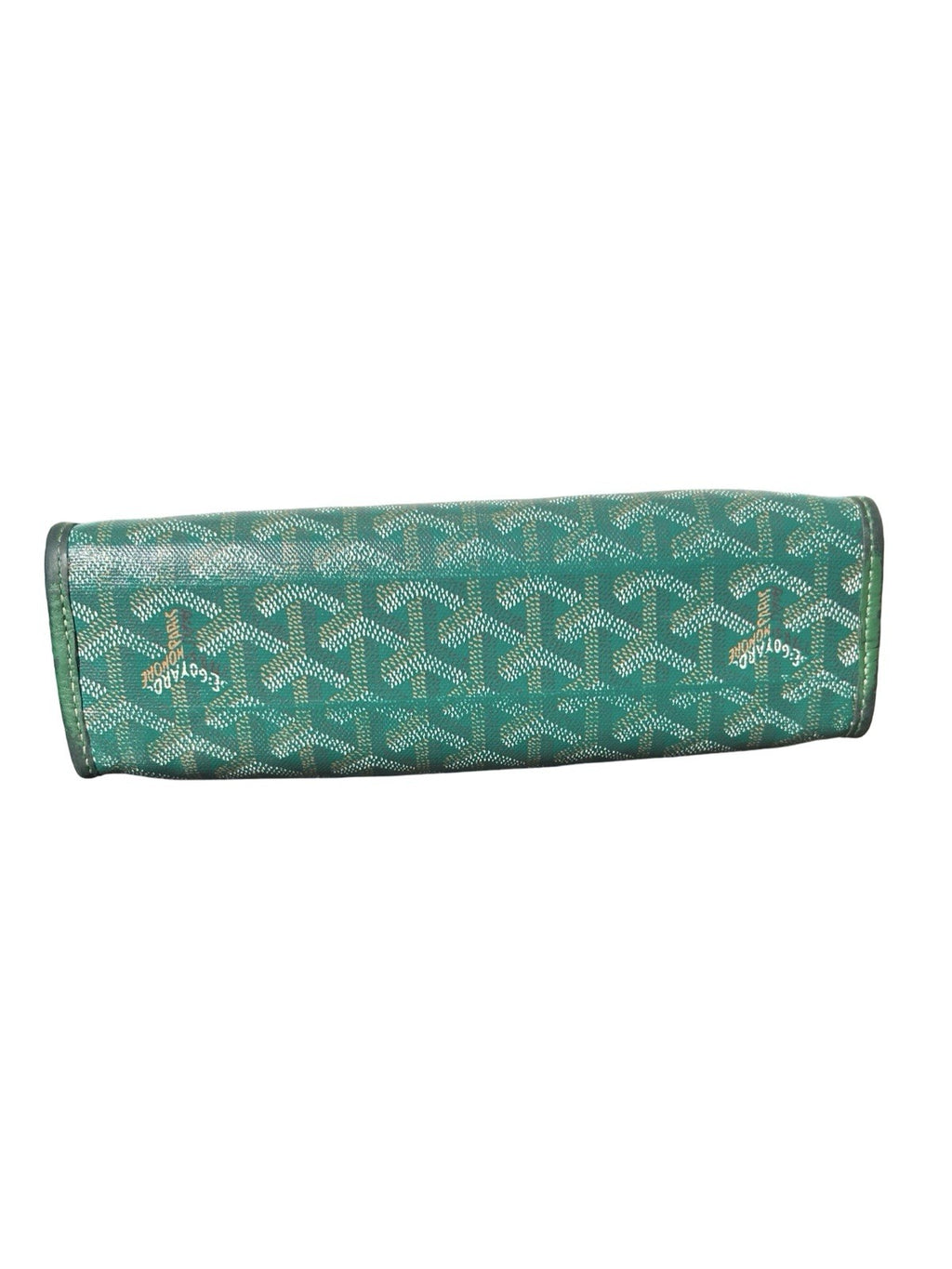 Goyard Goyardine Jouvence Toiletry Pouch Coated Canvas GM Green