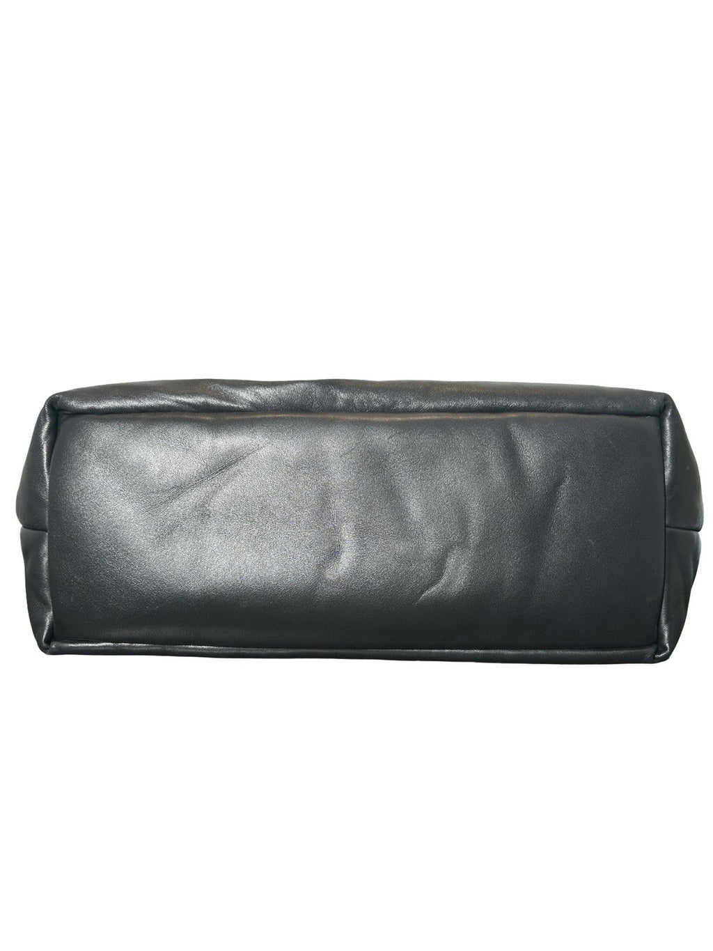 Saint Laurent YSL logo-debossed leather Puffer Tote Bag