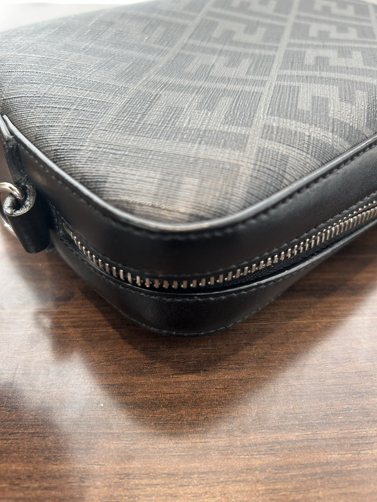 Fendi Diagonal Camera Case Bag Zucca FF