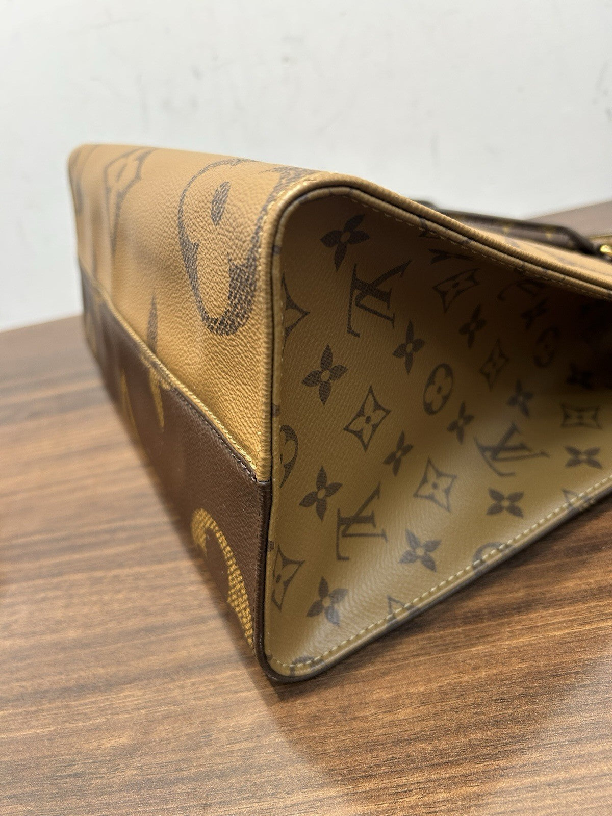 Louis Vuitton Monogram Tote Shoulder Brown Bag