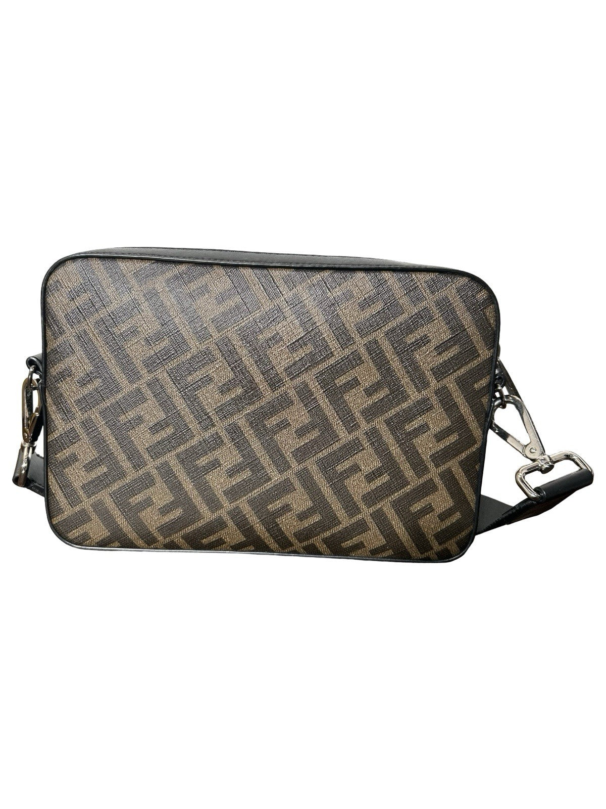 Fendi Camera Case Bag Zucca Coated Canvas and Leather Small