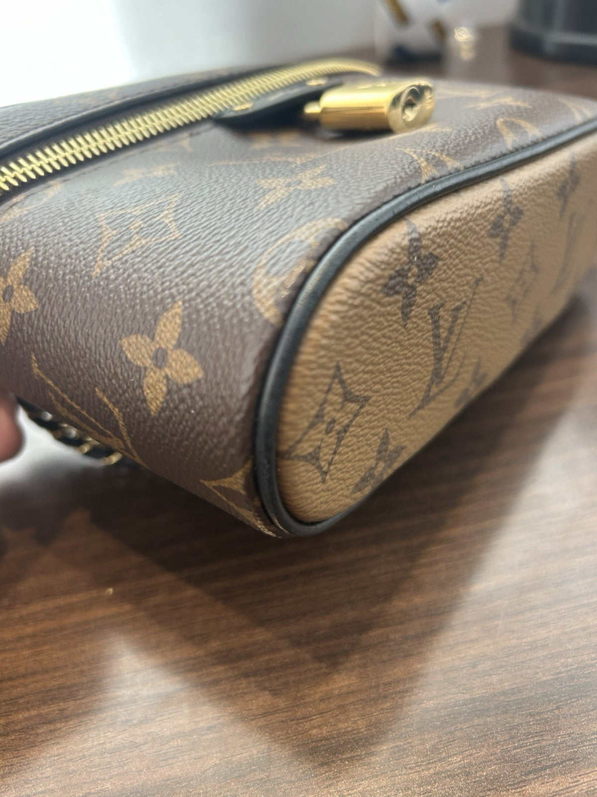 Louis Vuitton LV Monogram Vanity Chain Pouch