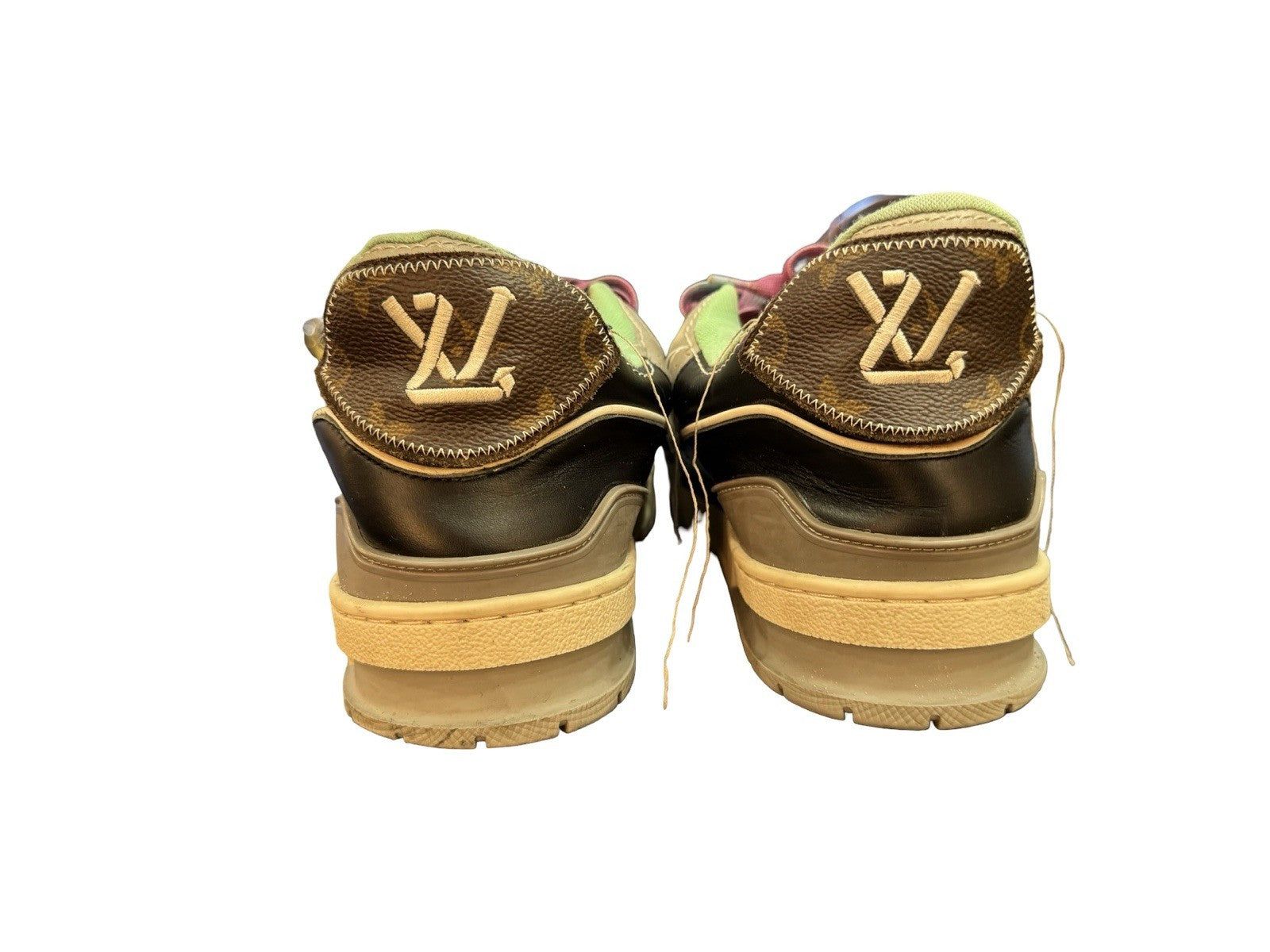 Louis Vuitton Trainers Low Top Sneakers Multicolor Size 8
