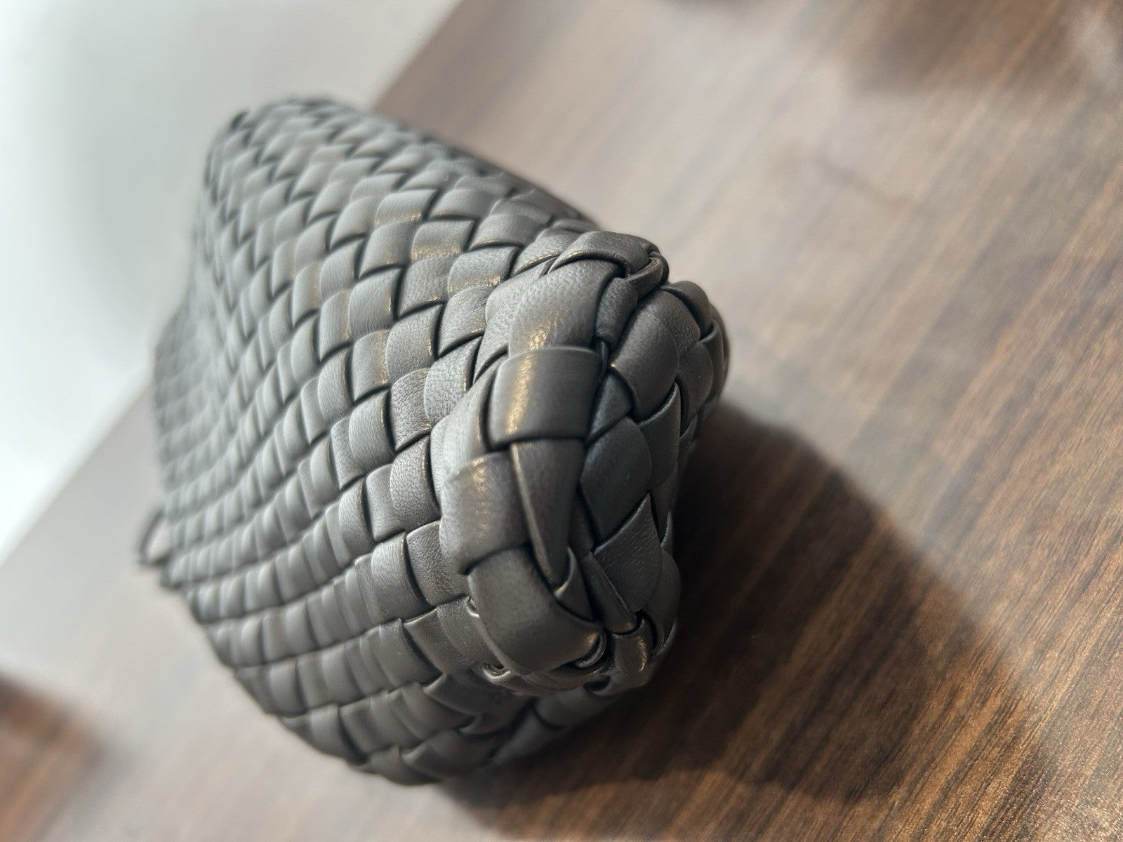 Bottega Veneta Small Onda Intrecciato Leather Clutch
