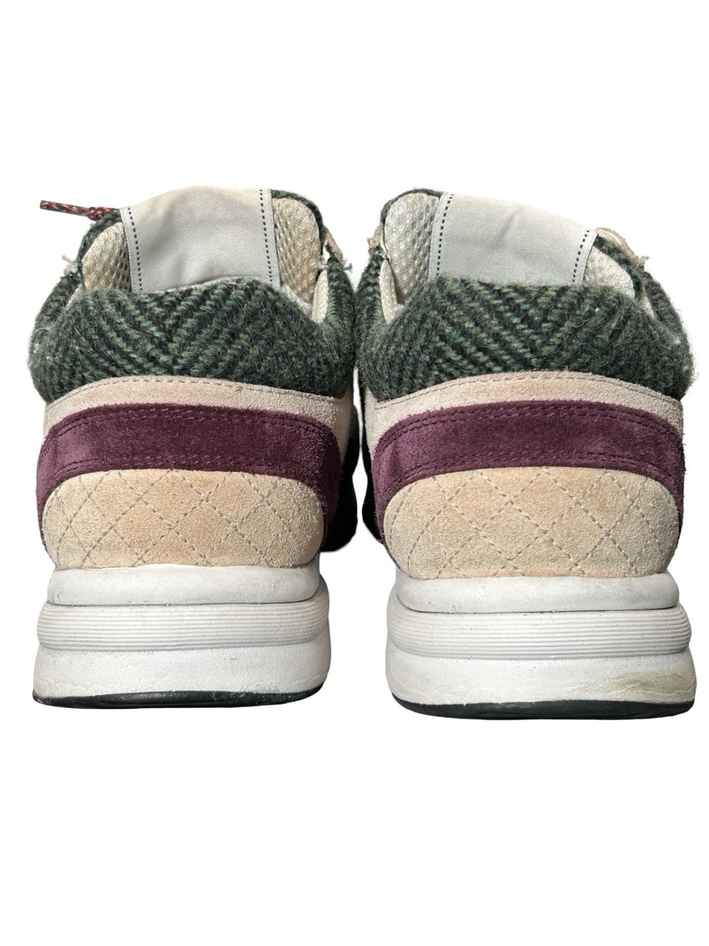 Chanel Tweed Suede CC Sneakers Size 37.5 Eu