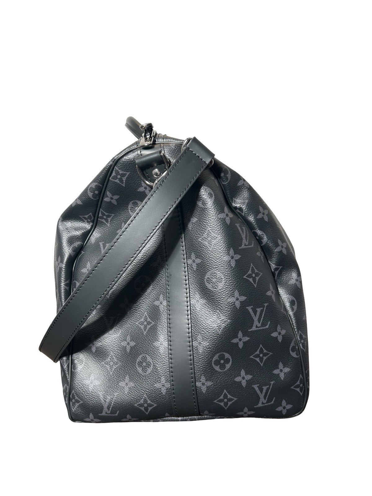 Louis Vuitton Keepall 55 Bandouliere In Monogram Eclipse Leather