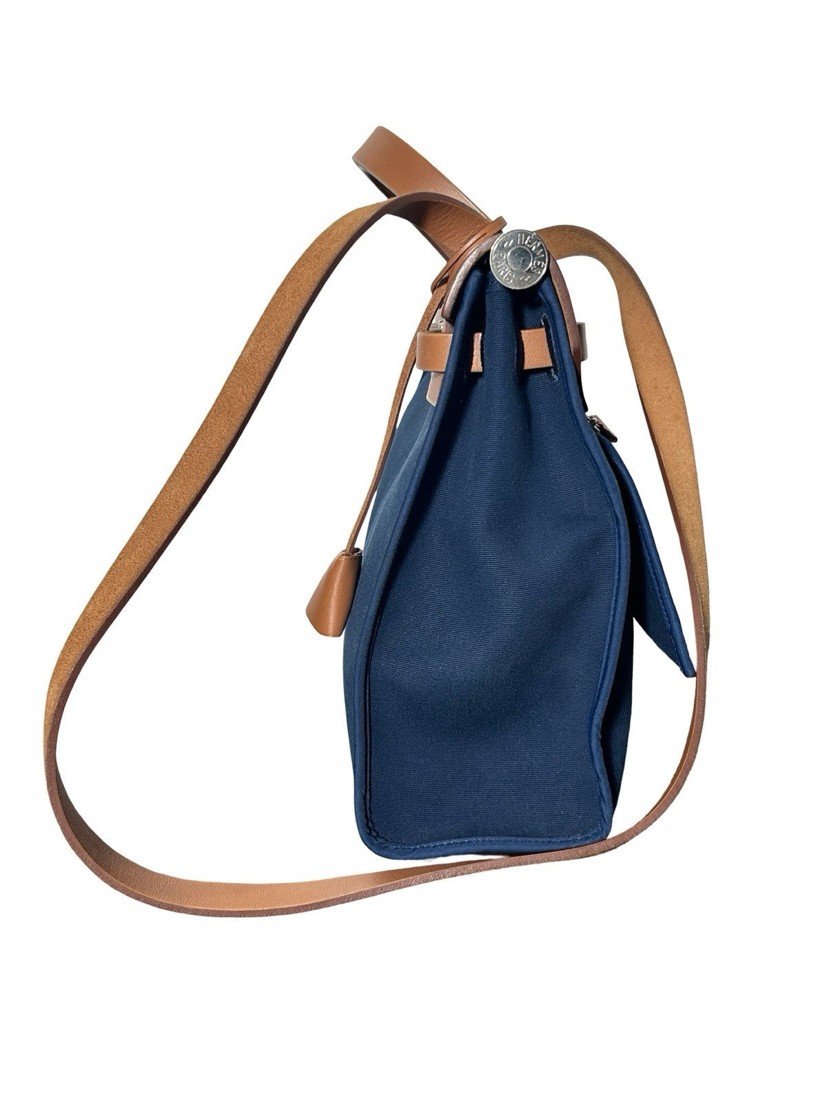 Hermes Herbag Zip Leather and Toile 31