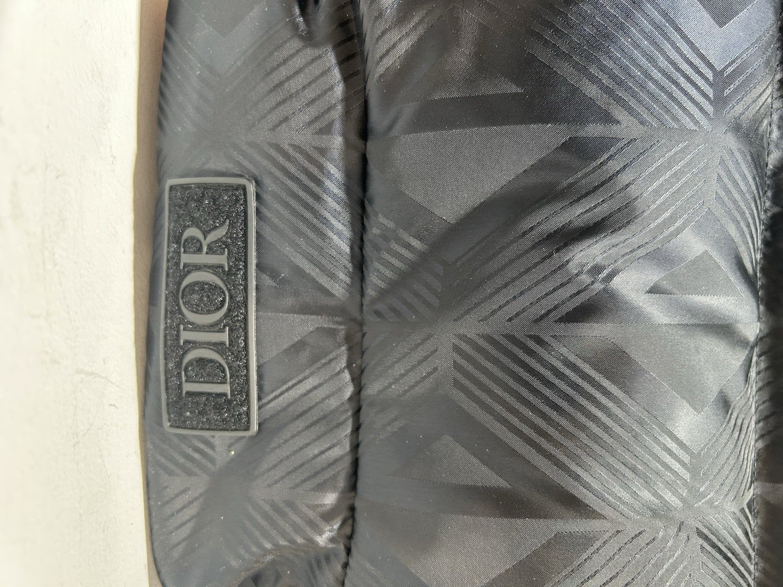 Dior Oblique Puffer Vest Homme Blue