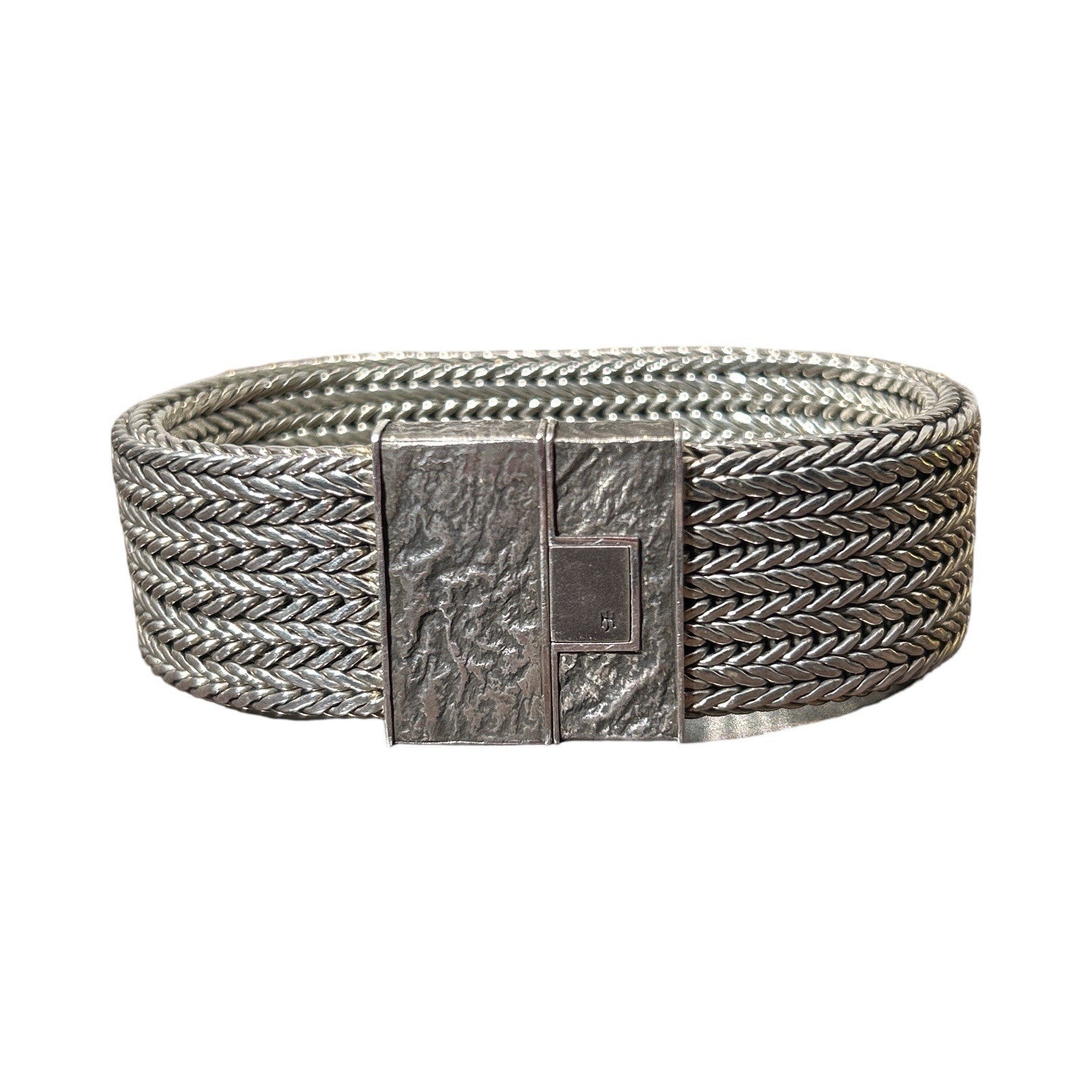 John Hardy Sterling Silver Rata Chain 26 mm Bracelet 