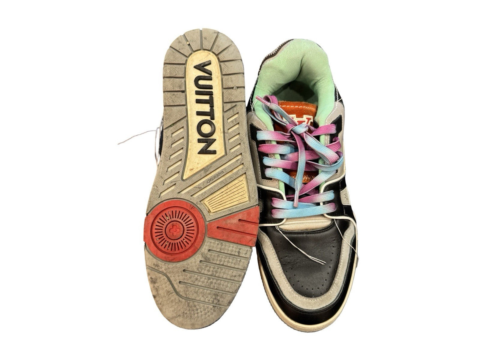 Louis Vuitton Trainers Low Top Sneakers Multicolor Size 8