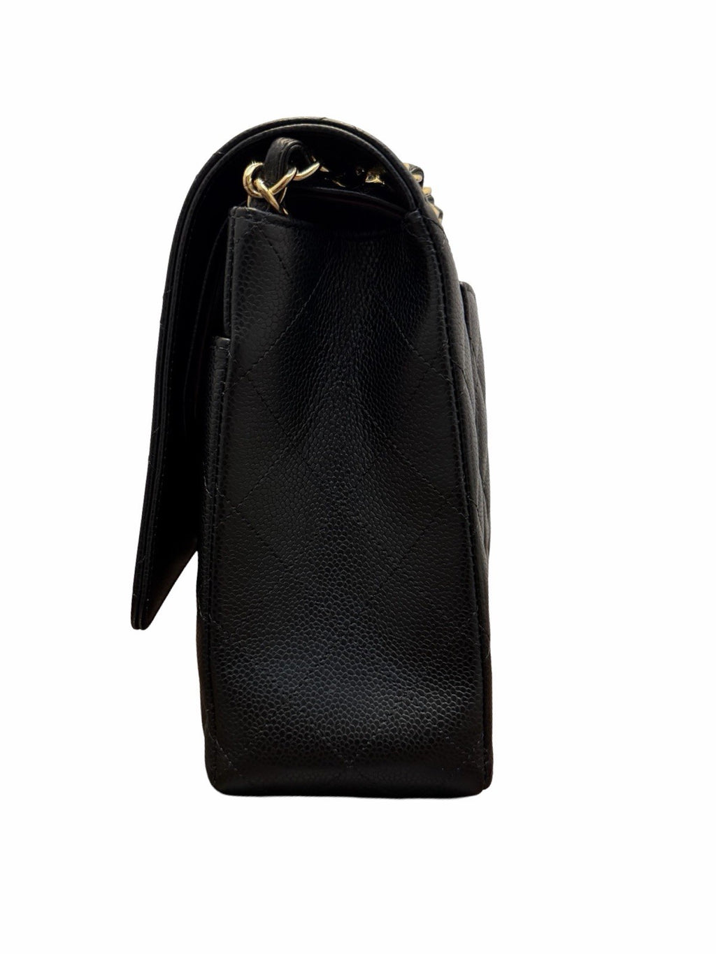 Chanel Classic Maxi Double Flap  Black Shoulder Bag