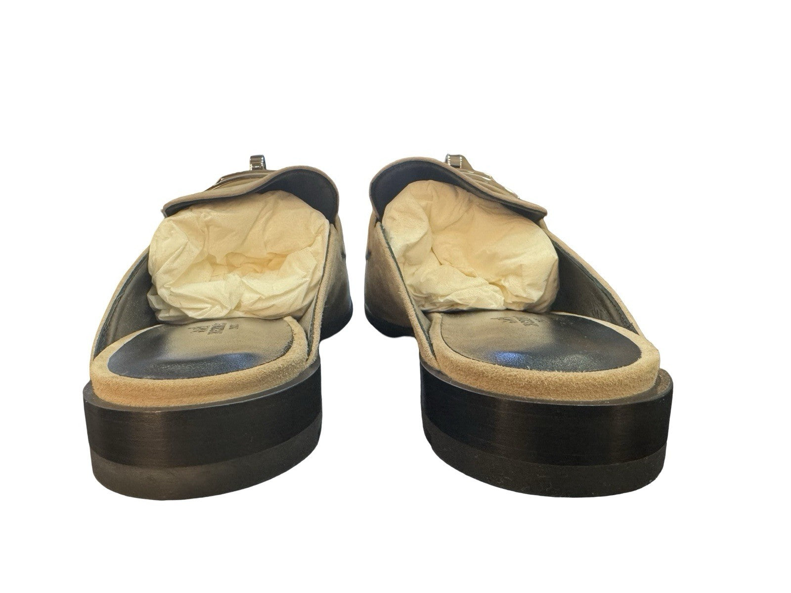 Hermes Lota Mule Beige Camel Suede EU 40 US 10￼