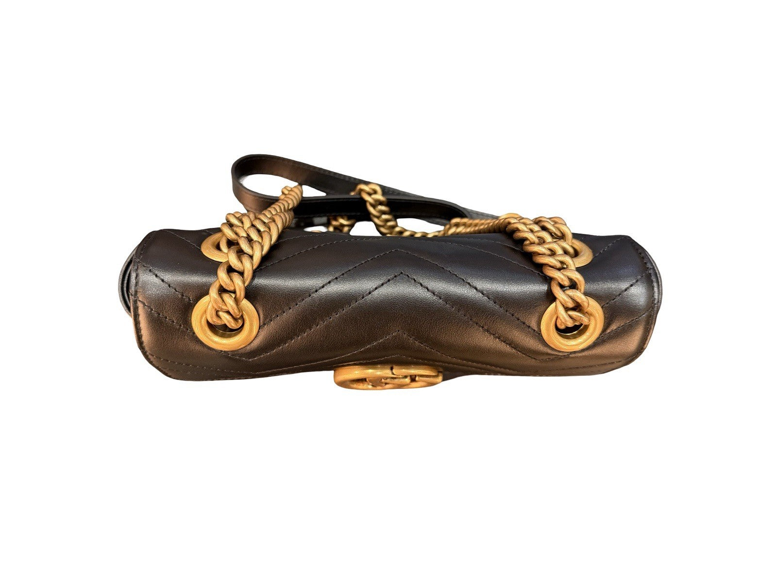 Gucci GG Marmont Flap Bag Matelasse Leather Mini