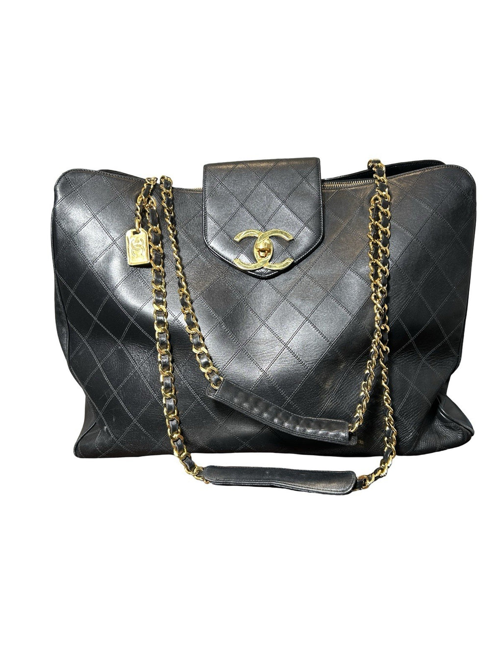 Chanel XL Supermodel Tote- Black Tote Handbag