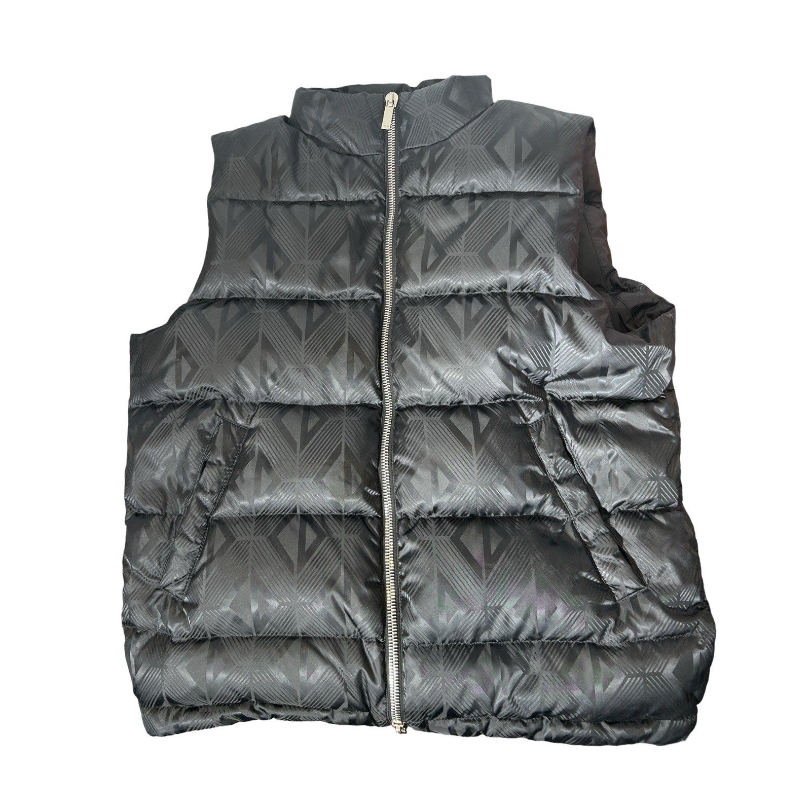 Dior Oblique Puffer Vest Homme Blue