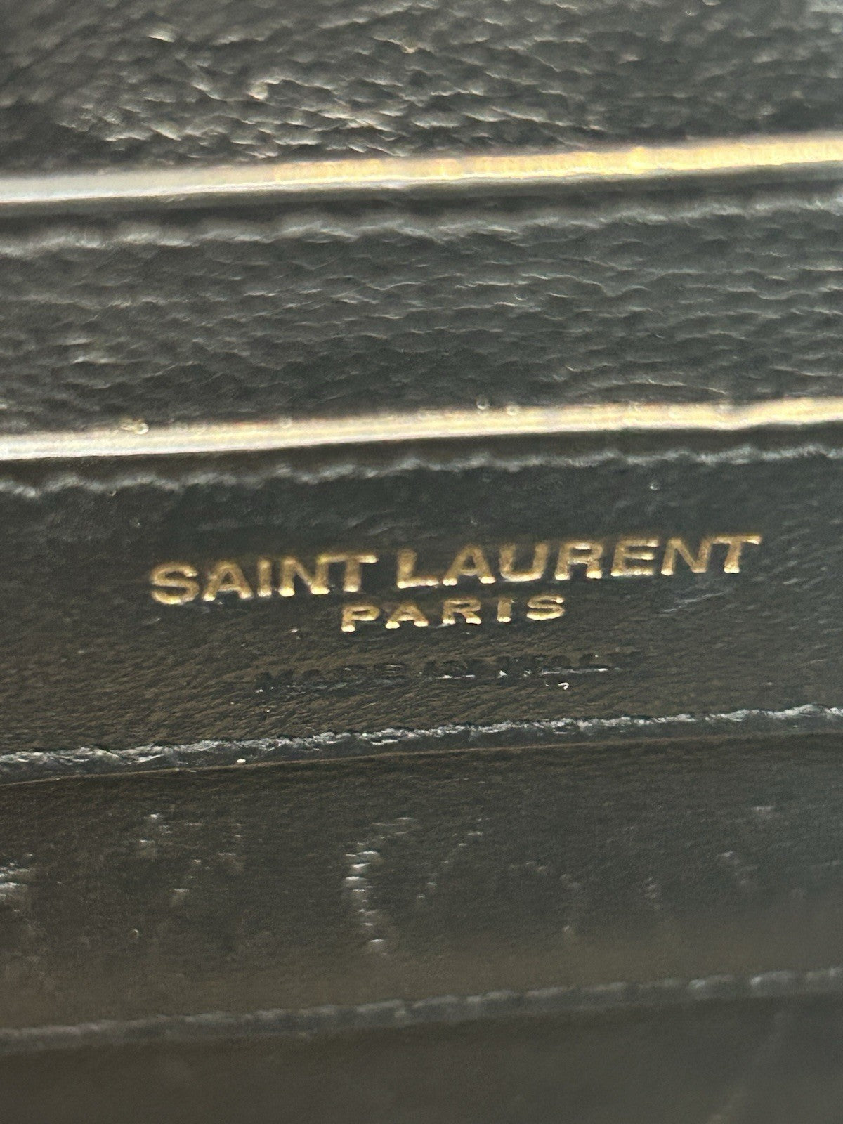 Saint Laurent YSL Cassandra Mini Top Handle Crocodile Leather Handbag