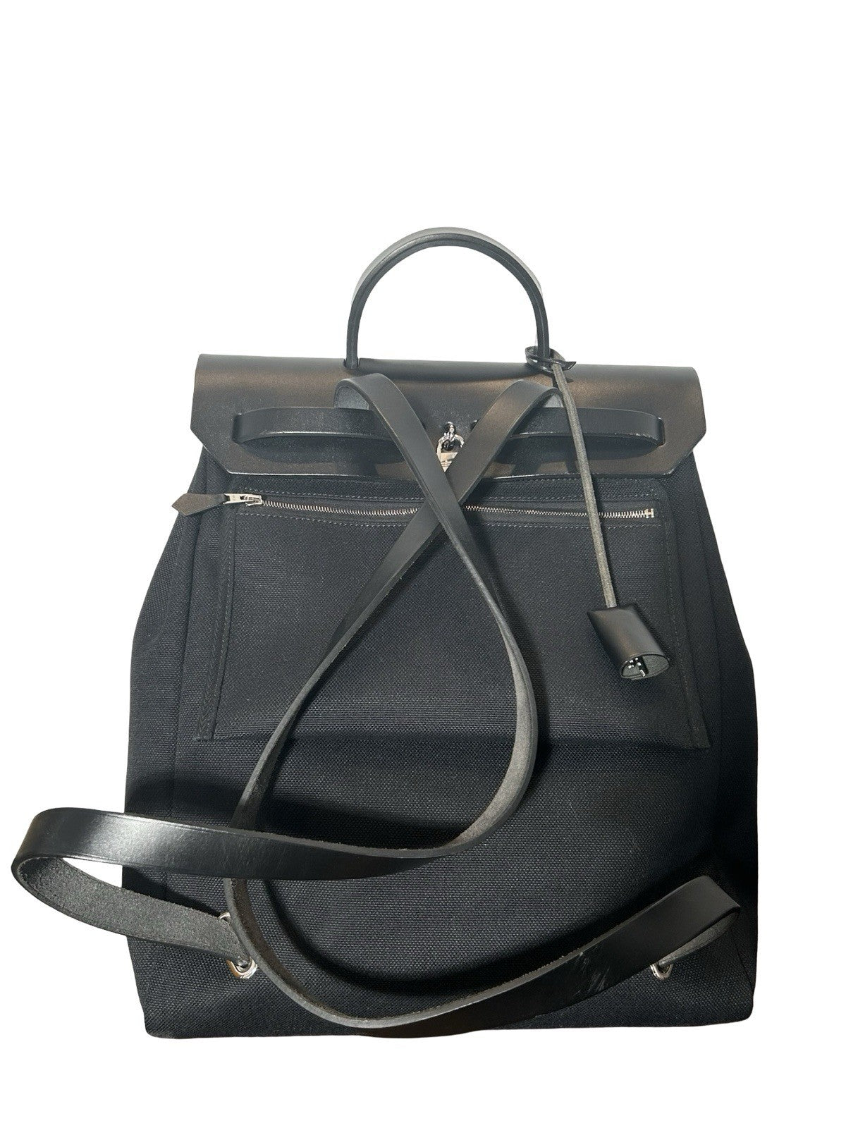 Hermes Herbag A Dos Backpack Toile