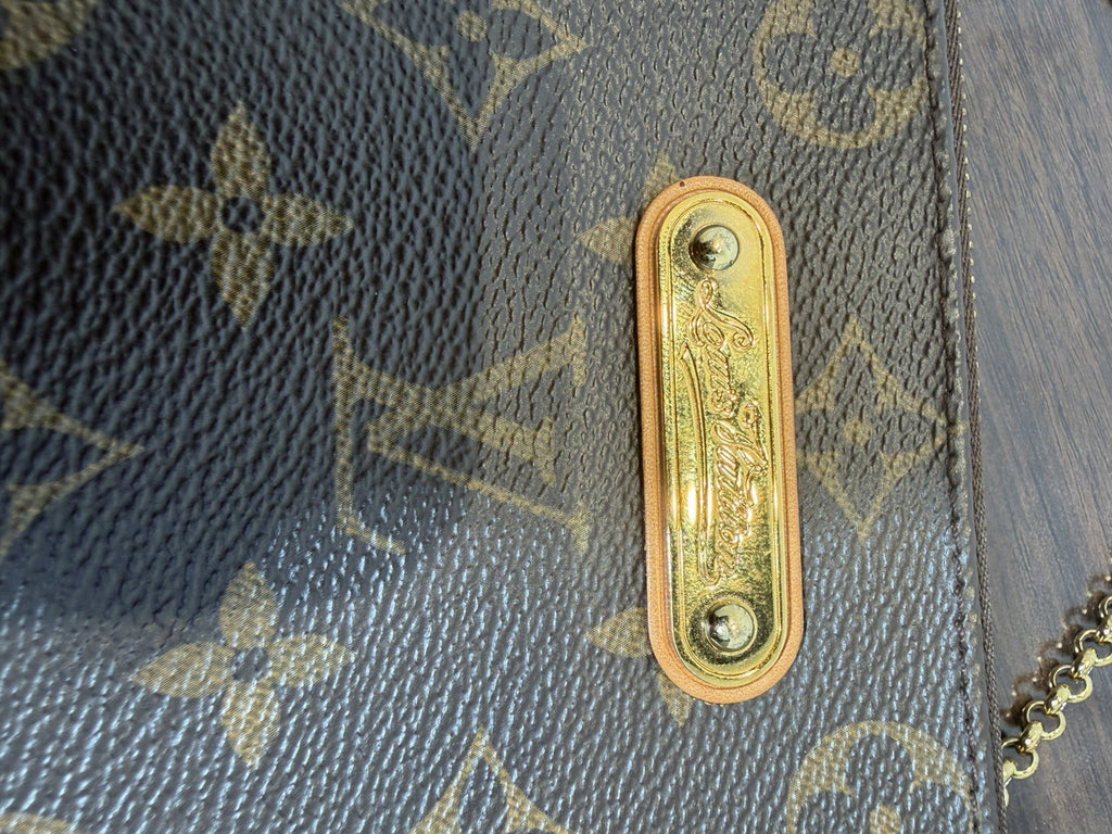 Louis Vuitton Monogram Eva Clutch Brown Shoulder Bag